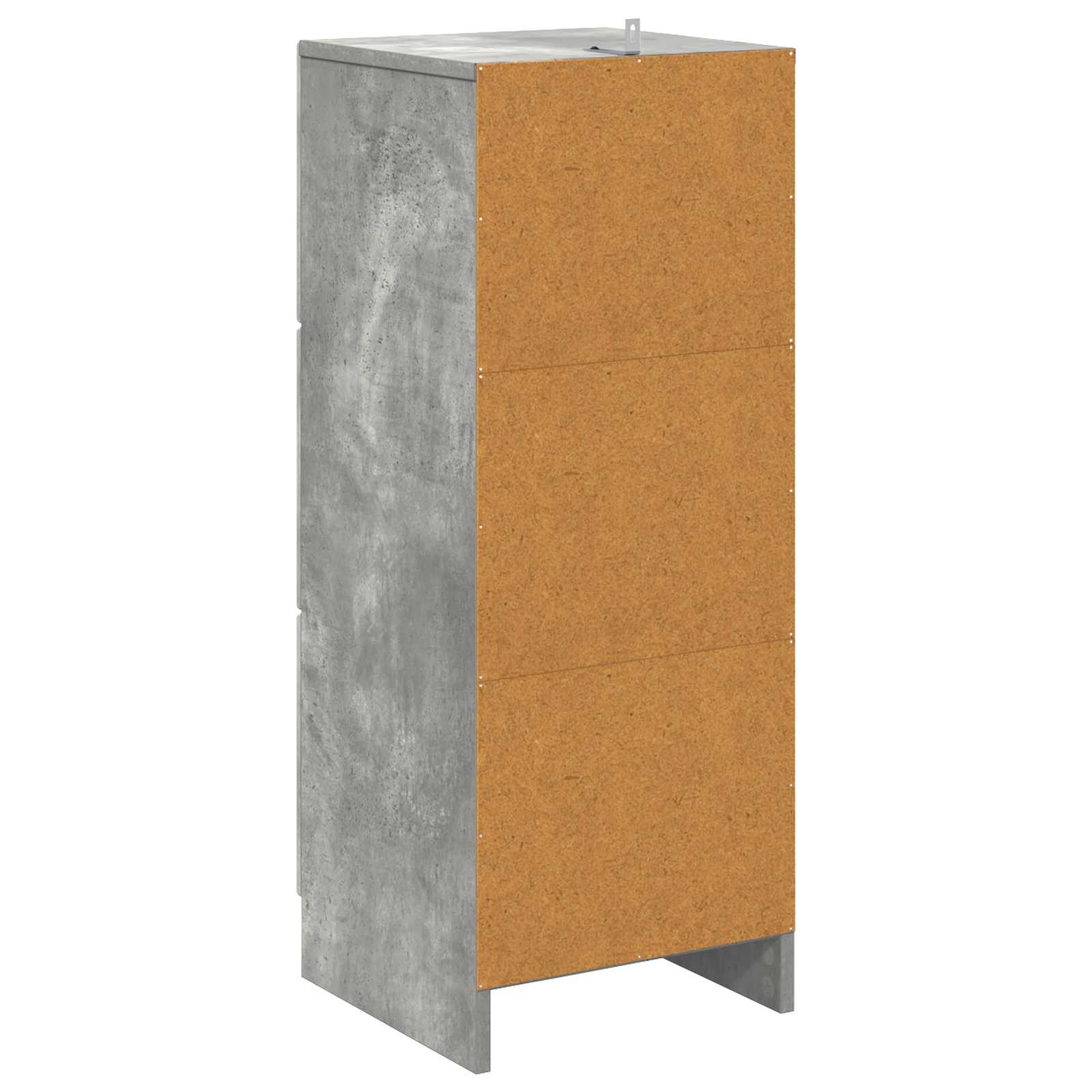 Armoire à tiroirs Gris béton 33 x 34,5 x 87 cm - XIOS