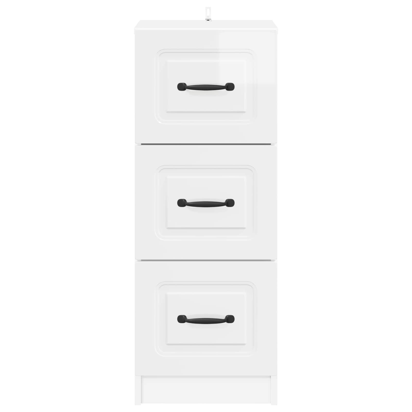 Armoire à tiroirs Blanc brillant 33 x 34,5 x 87 cm - XIOS
