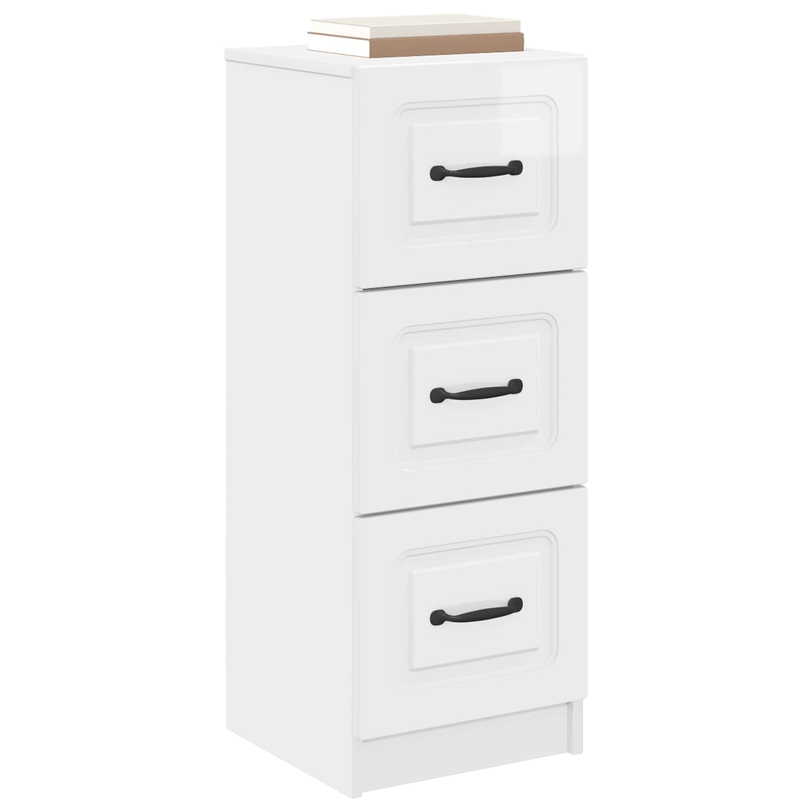 Armoire à tiroirs Blanc brillant 33 x 34,5 x 87 cm - XIOS