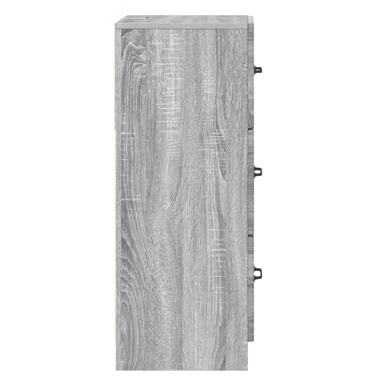 Armoire à tiroirs Sonoma gris 33 x 34,5 x 87 cm - XIOS