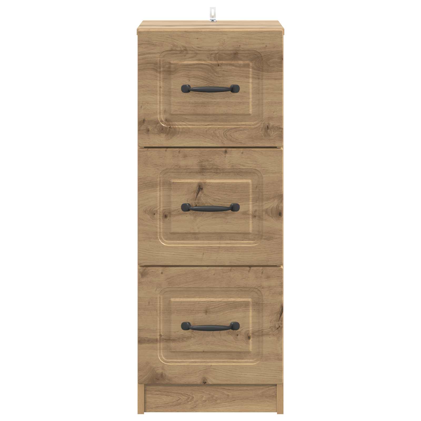 Armoire à tiroirs Chêne artisanal 33 x 34,5 x 87 cm - XIOS