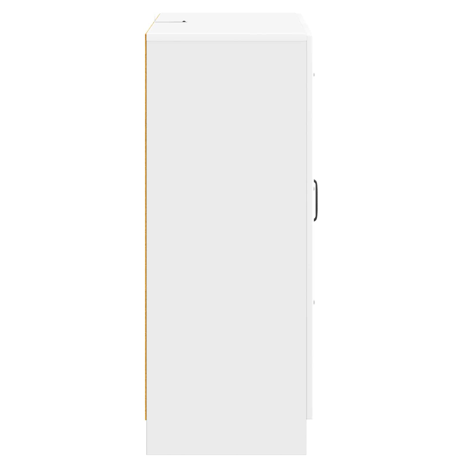 Buffet Blanc brillant 66 x 34,5 x 87 cm Bois d'ingénierie - XIOS