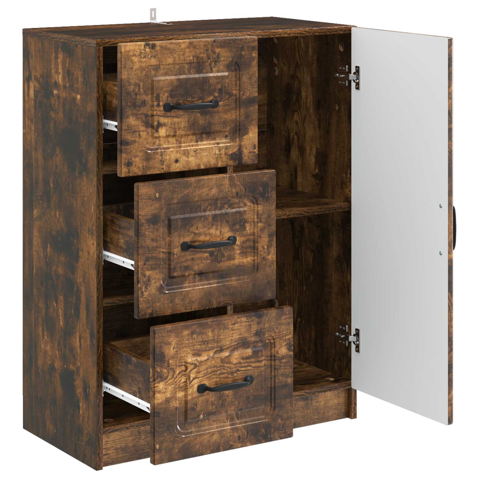 Buffet Chêne fumé 66 x 34,5 x 87 cm Bois d'ingénierie - XIOS