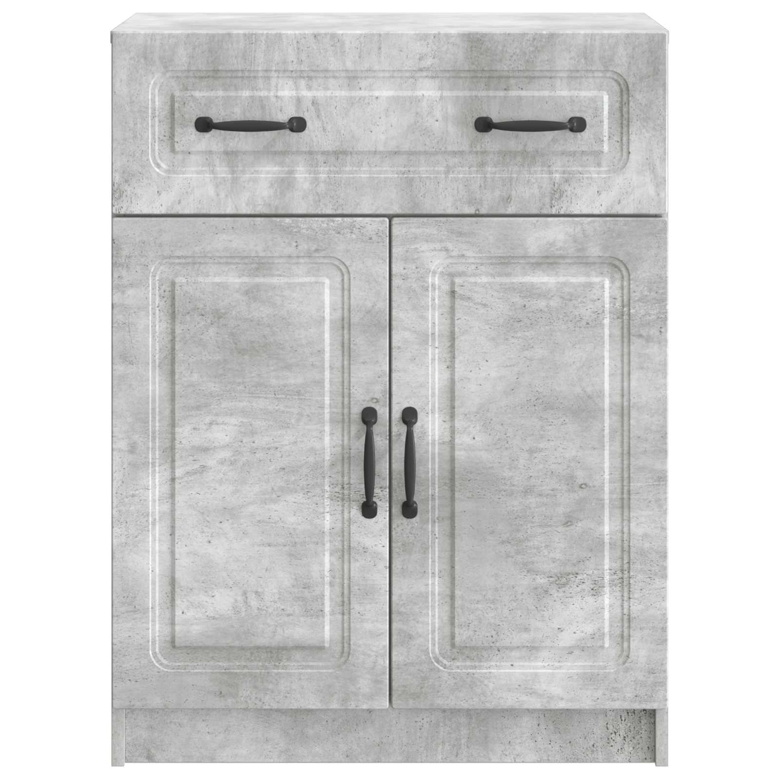 Buffet Gris béton 66 x 34,5 x 87 cm Bois d'ingénierie - XIOS