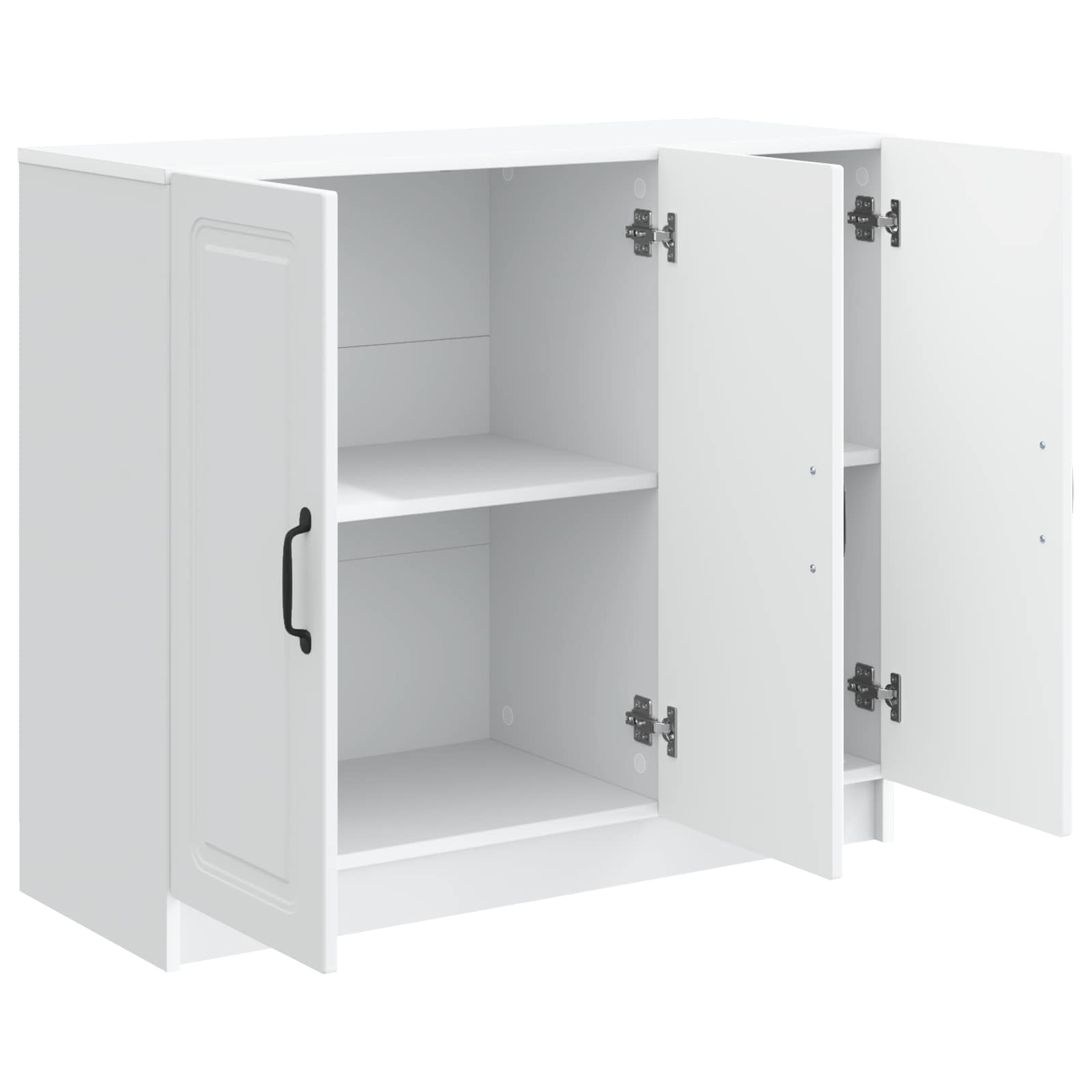 Buffet Blanc 89 x 34,5 x 77 cm Bois d'ingénierie - XIOS