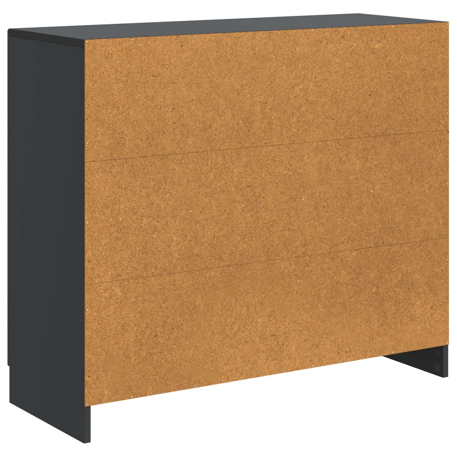 Buffet Noir 89 x 34,5 x 77 cm Bois d'ingénierie - XIOS
