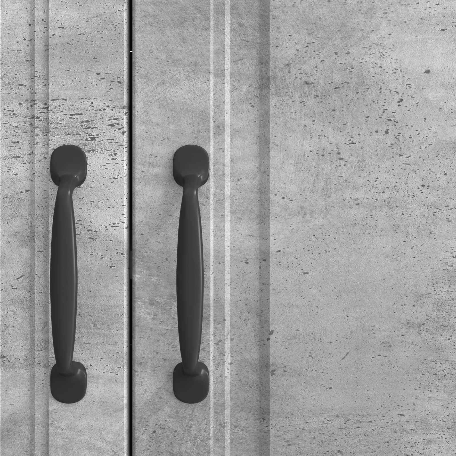 Buffet Gris béton 89 x 34,5 x 77 cm Bois d'ingénierie - XIOS