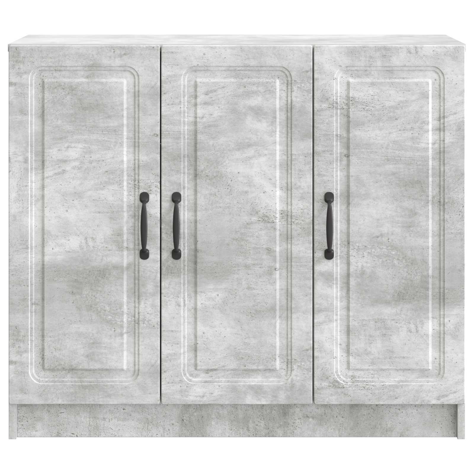 Buffet Gris béton 89 x 34,5 x 77 cm Bois d'ingénierie - XIOS