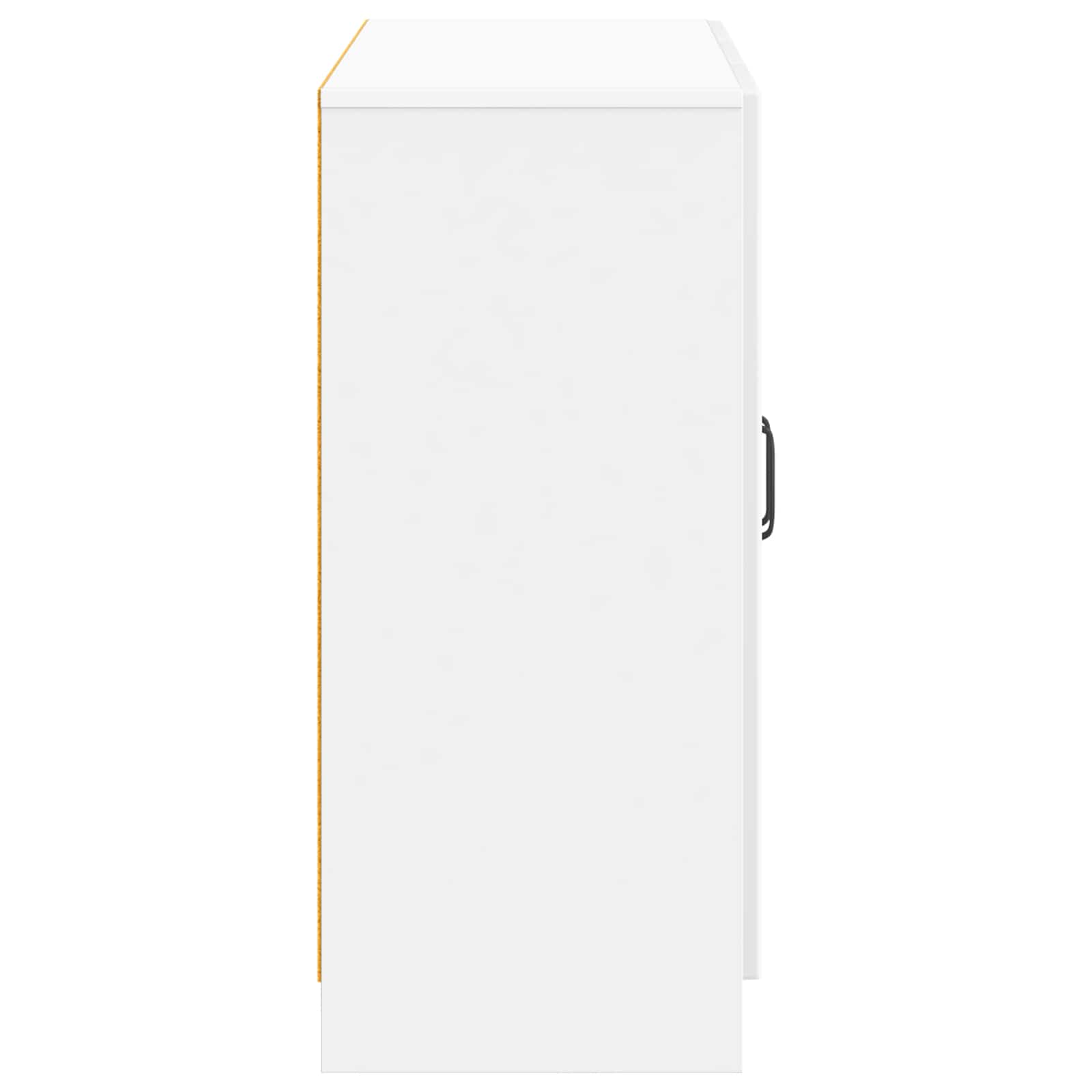 Buffet Blanc brillant 89 x 34,5 x 77 cm Bois d'ingénierie - XIOS