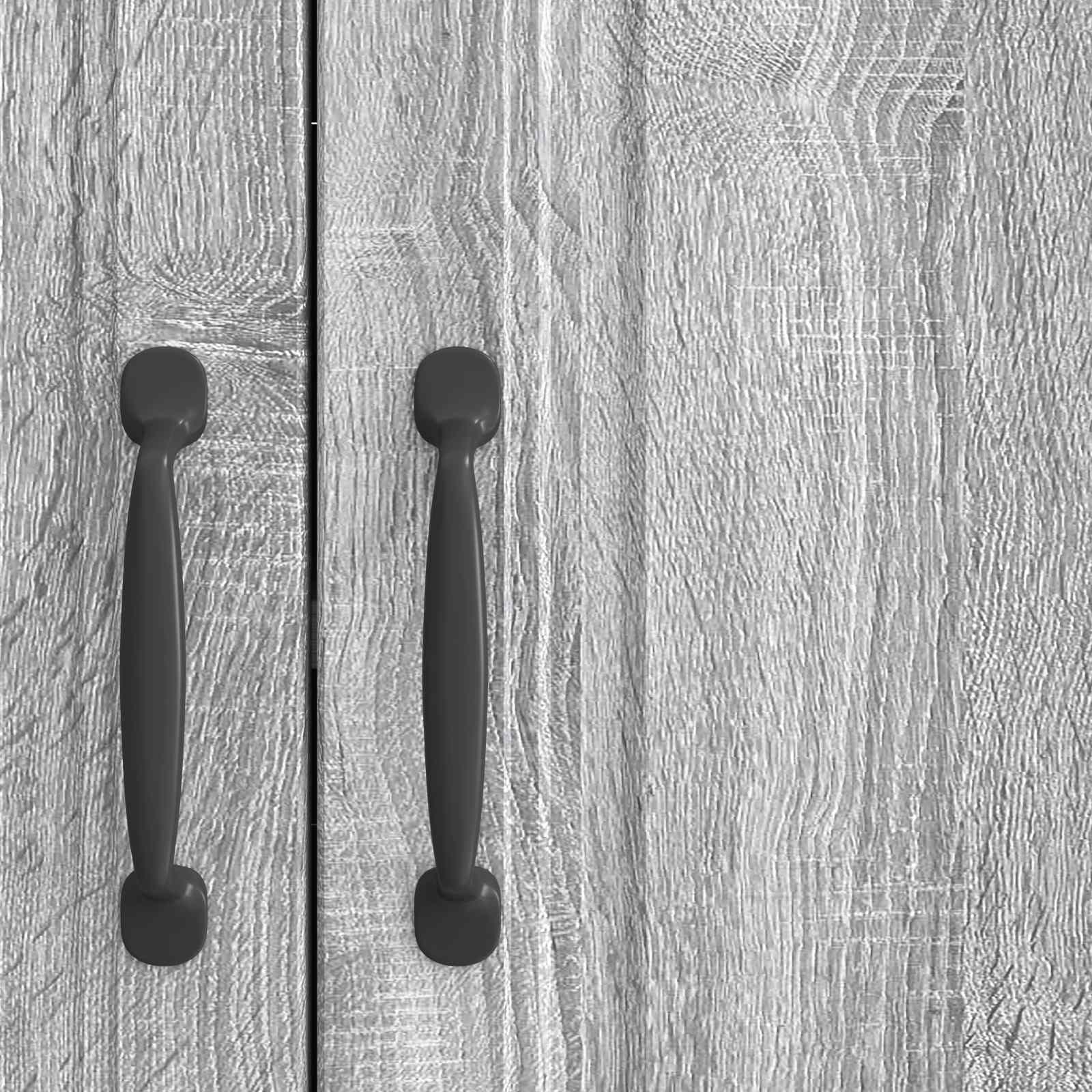 Buffet Sonoma gris 89 x 34,5 x 77 cm Bois d'ingénierie - XIOS