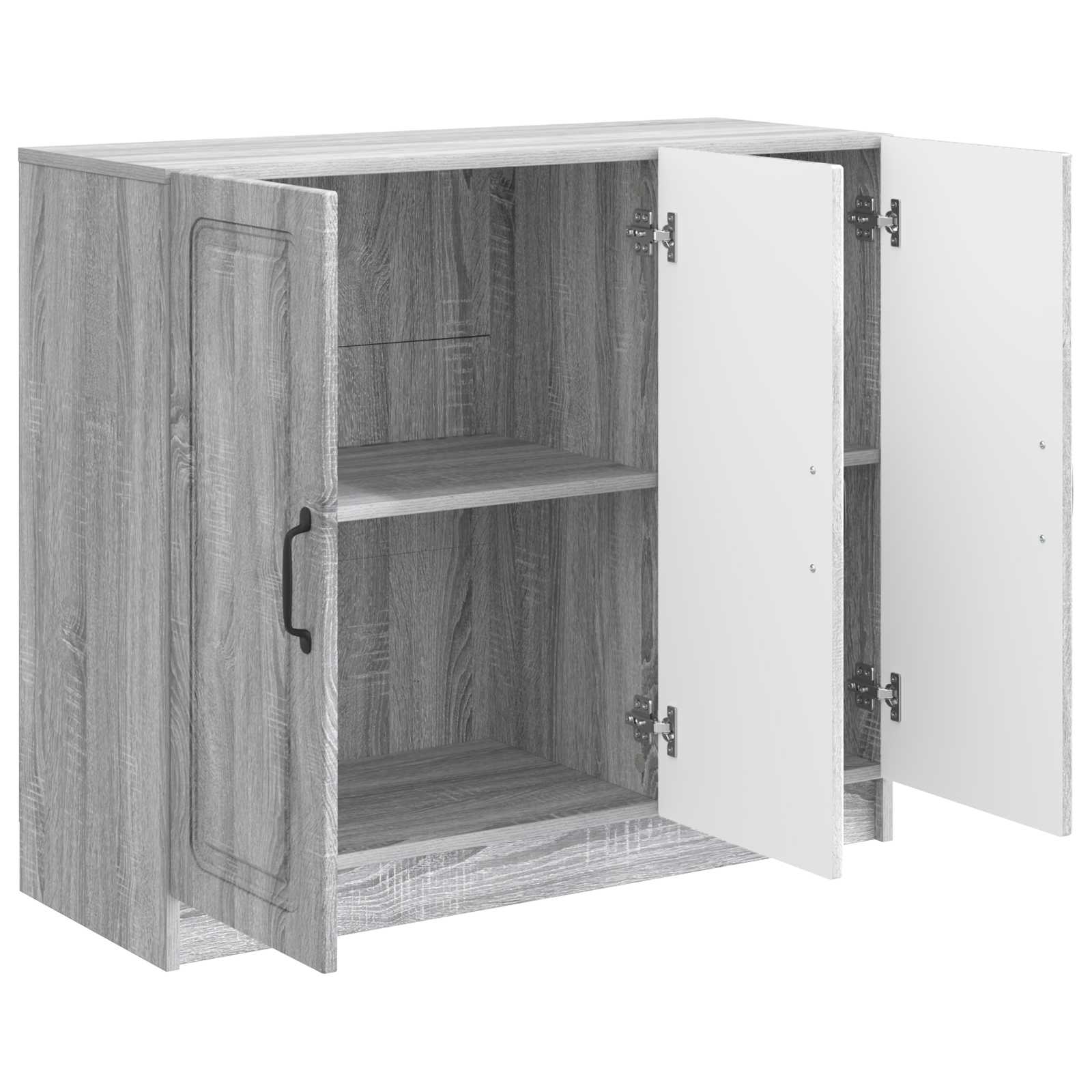 Buffet Sonoma gris 89 x 34,5 x 77 cm Bois d'ingénierie - XIOS