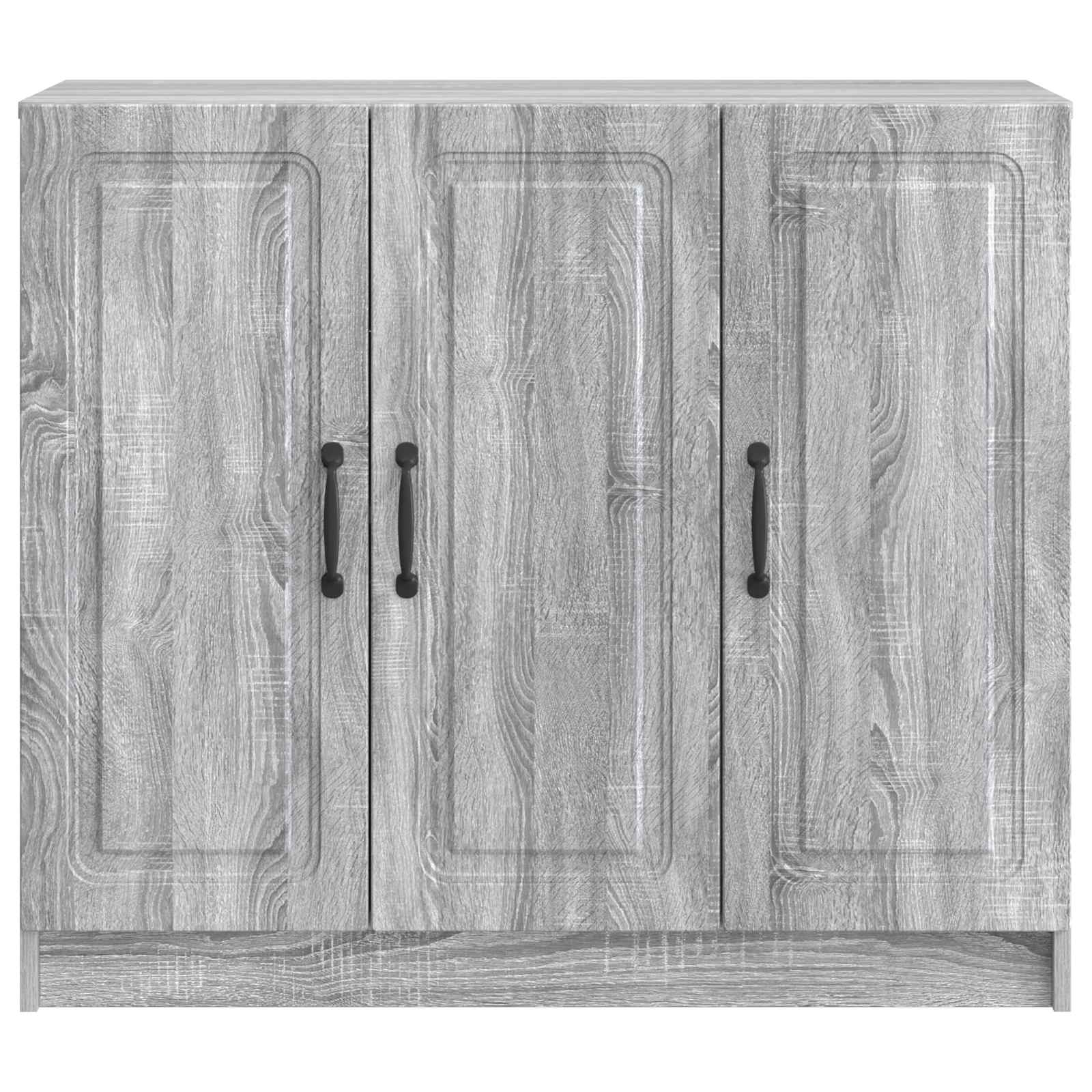 Buffet Sonoma gris 89 x 34,5 x 77 cm Bois d'ingénierie - XIOS