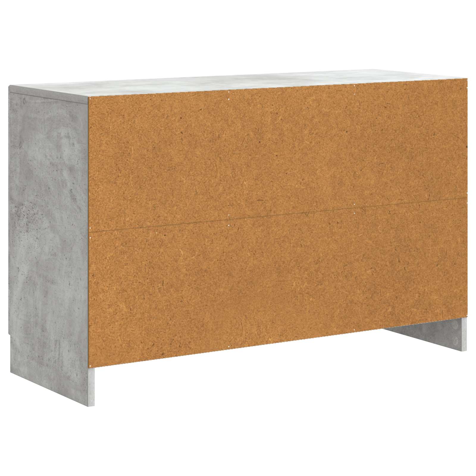 Buffet Gris béton 89 x 34,5 x 57 cm Bois d'ingénierie - XIOS