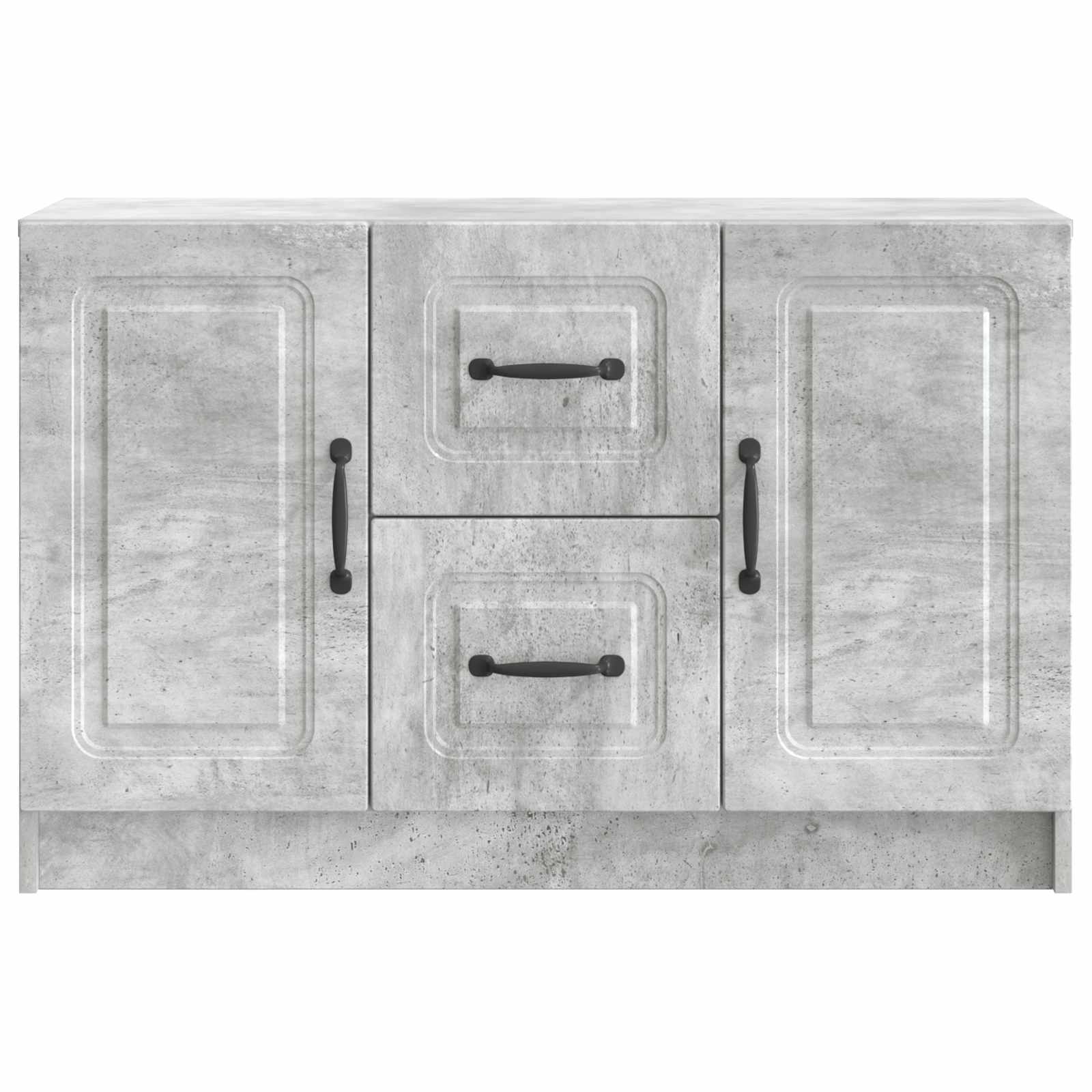 Buffet Gris béton 89 x 34,5 x 57 cm Bois d'ingénierie - XIOS