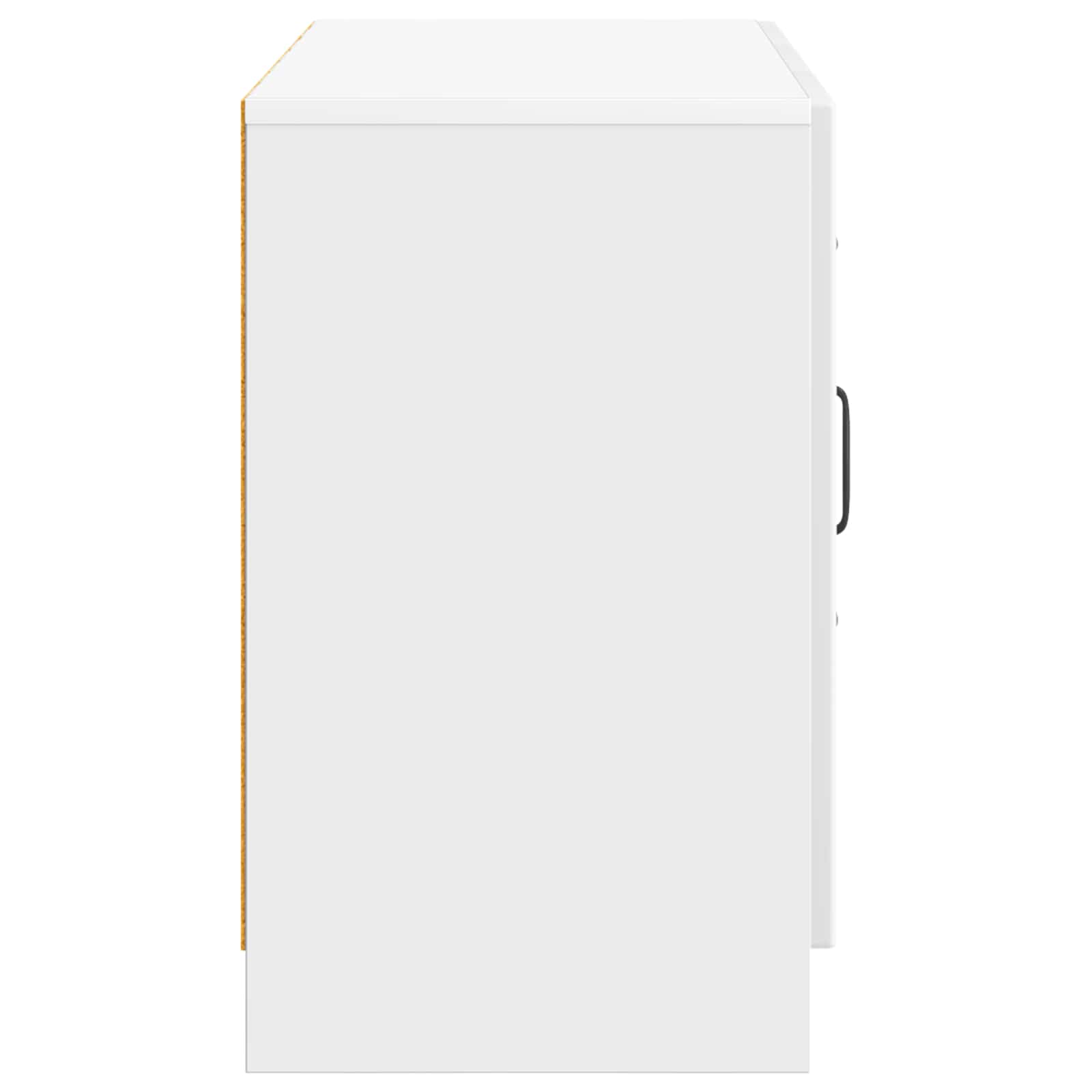 Buffet Blanc brillant 89 x 34,5 x 57 cm Bois d'ingénierie - XIOS