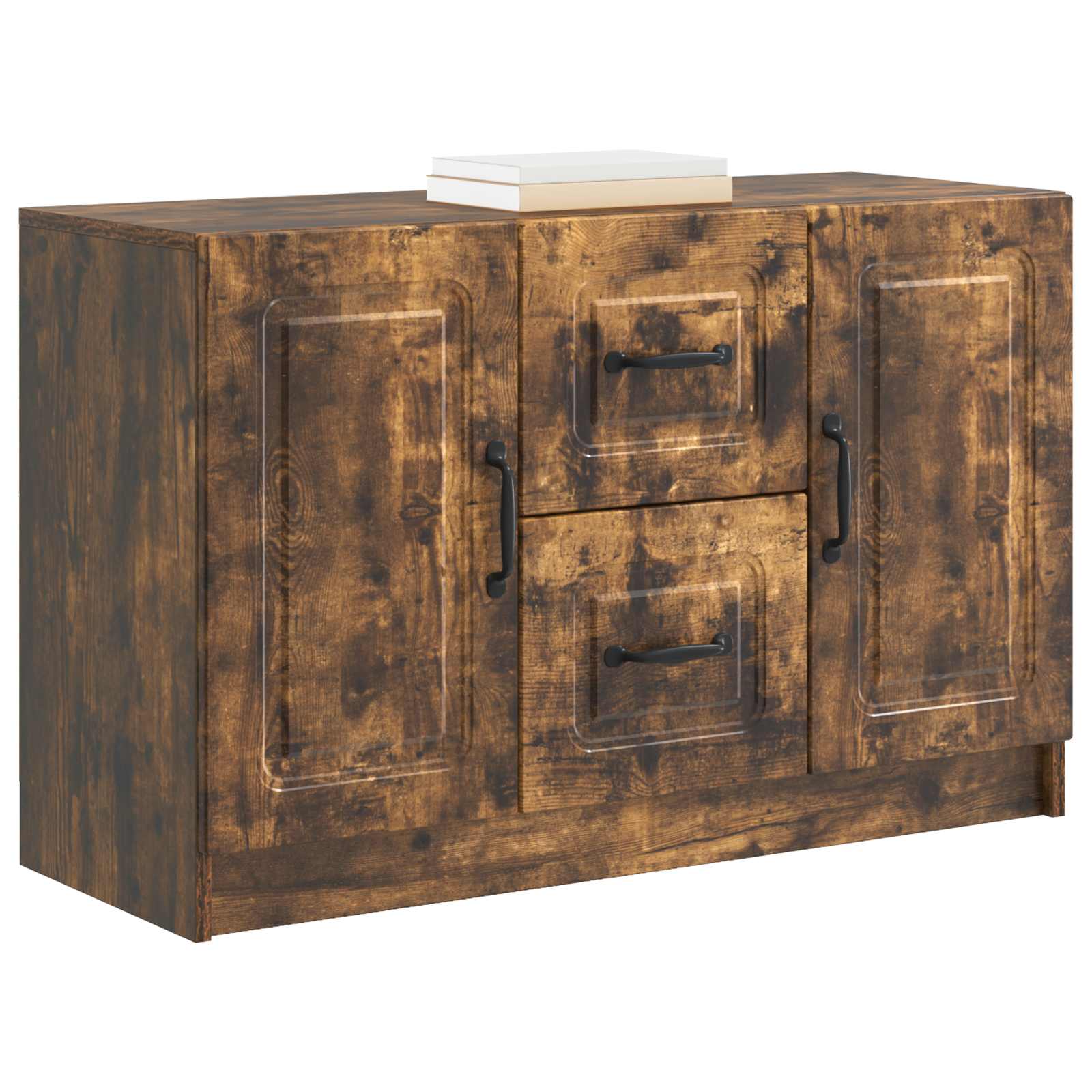 Buffet Chêne fumé 89 x 34,5 x 57 cm Bois d'ingénierie - XIOS