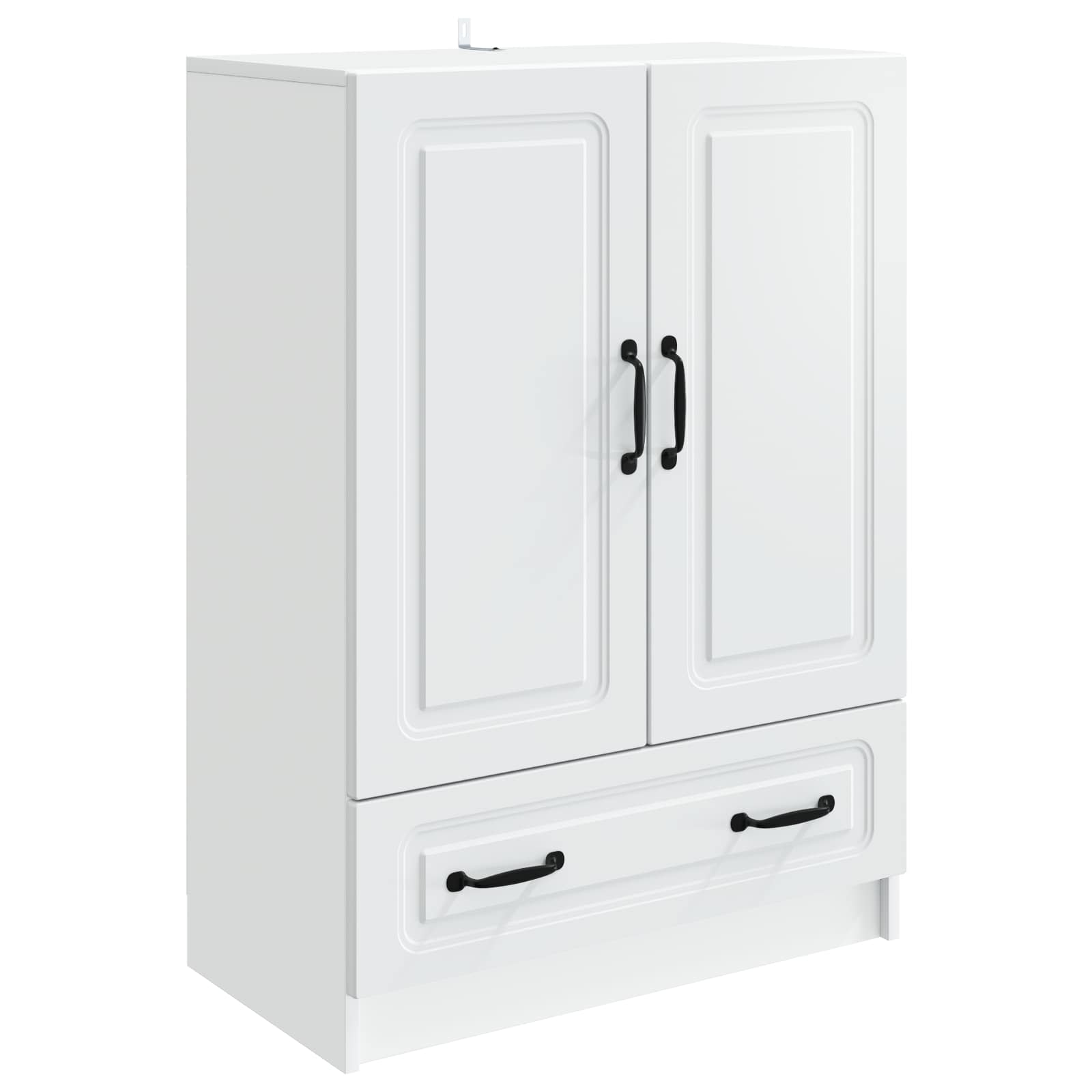 Buffet avec tiroir Blanc 66 x 34,5 x 92 cm Bois d'ingénierie - XIOS