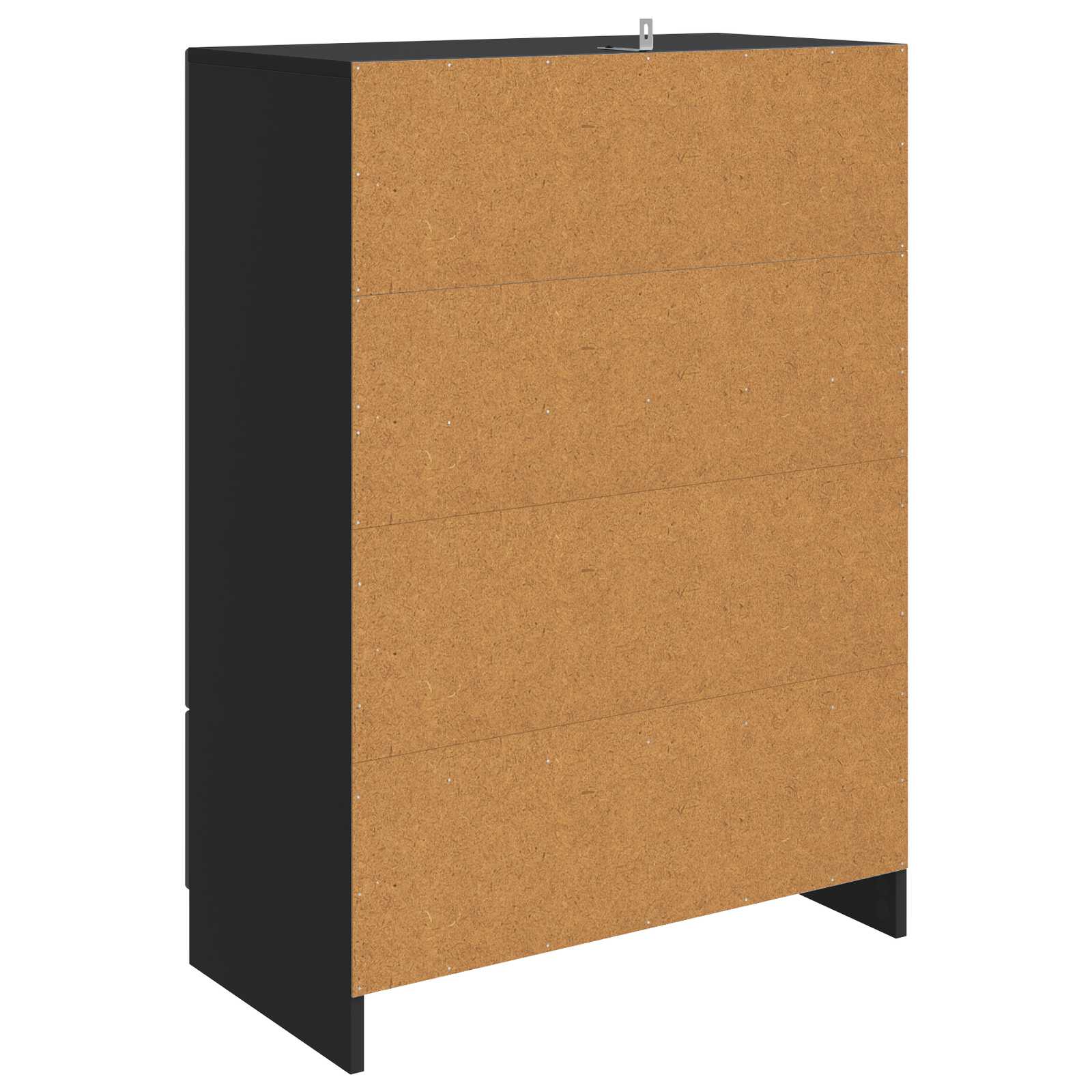 Buffet avec tiroir Noir 66 x 34,5 x 92 cm Bois d'ingénierie - XIOS