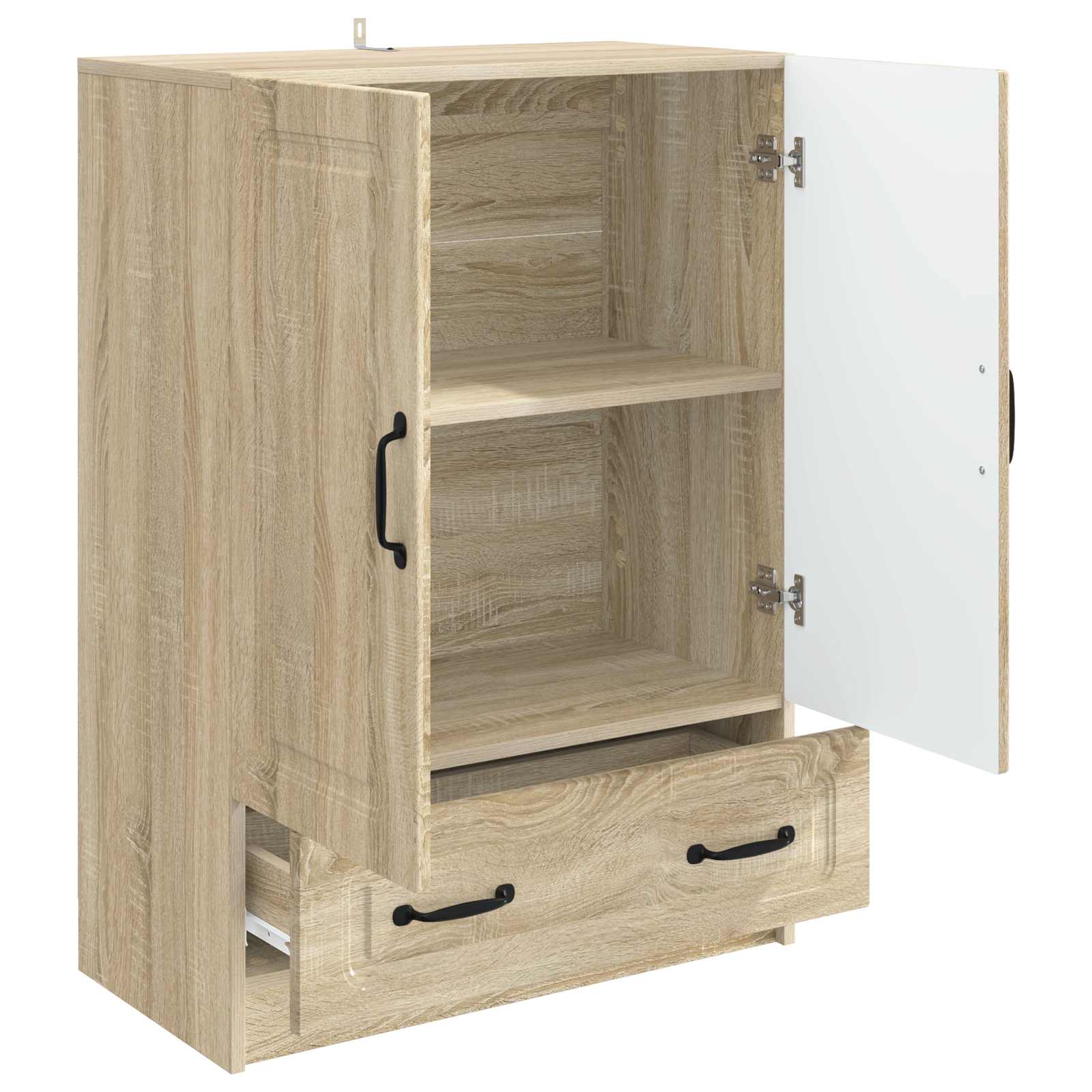 Buffet Chêne Sonoma 66 x 34,5 x 92 cm Bois d'ingénierie - XIOS