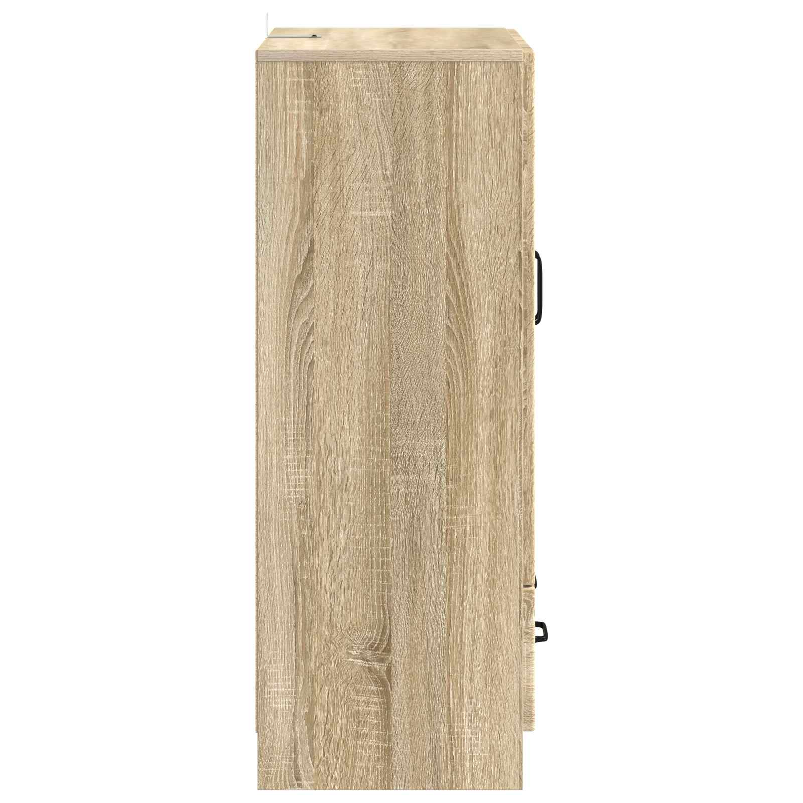 Buffet Chêne Sonoma 66 x 34,5 x 92 cm Bois d'ingénierie - XIOS