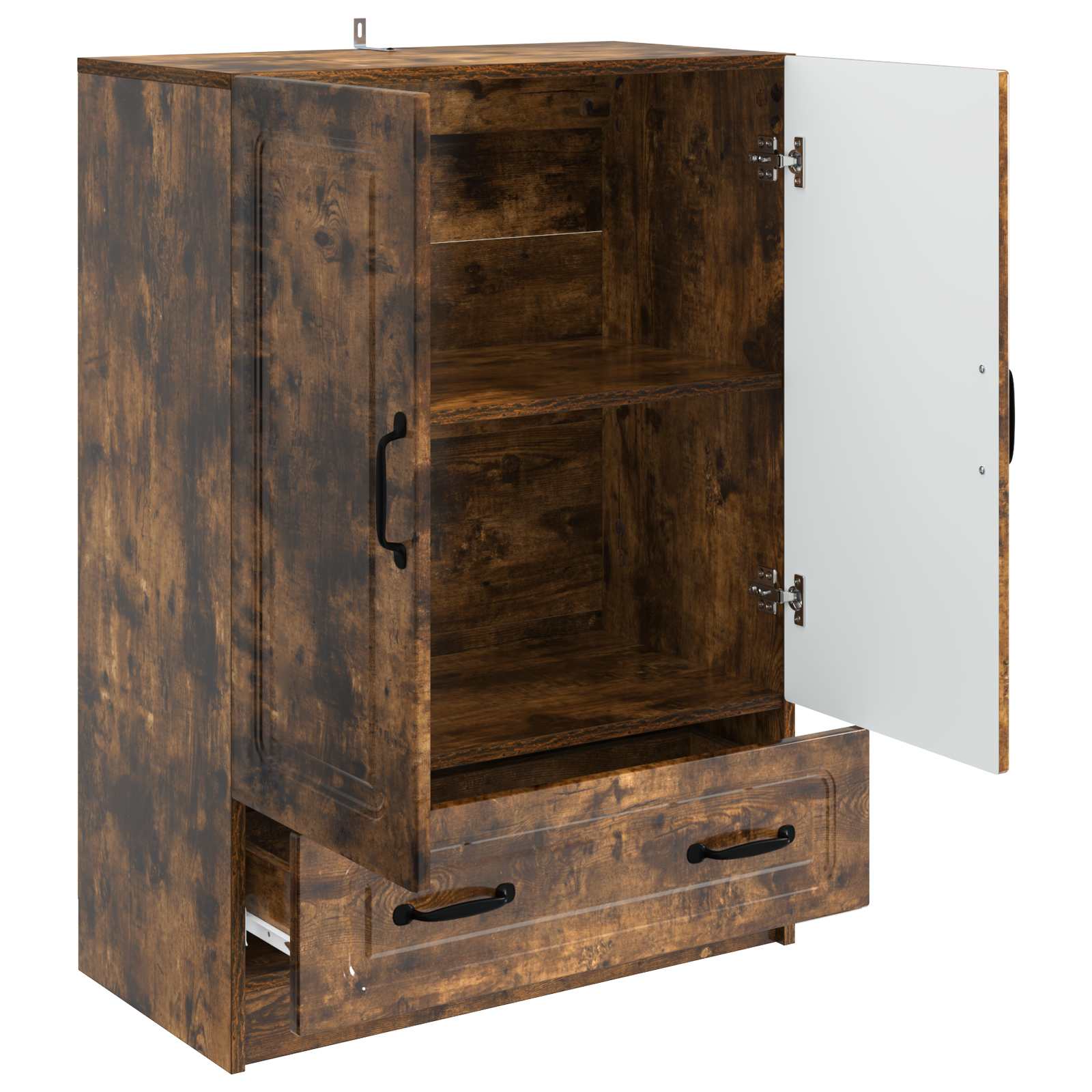 Buffet Chêne fumé 66 x 34,5 x 92 cm Bois d'ingénierie - XIOS