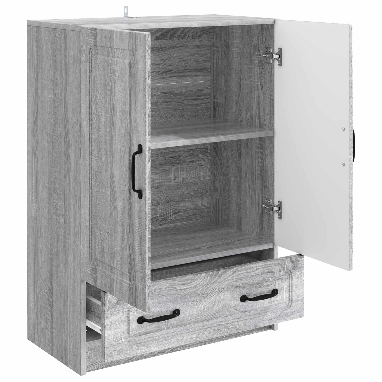 Buffet Sonoma gris 66 x 34,5 x 92 cm Bois d'ingénierie - XIOS