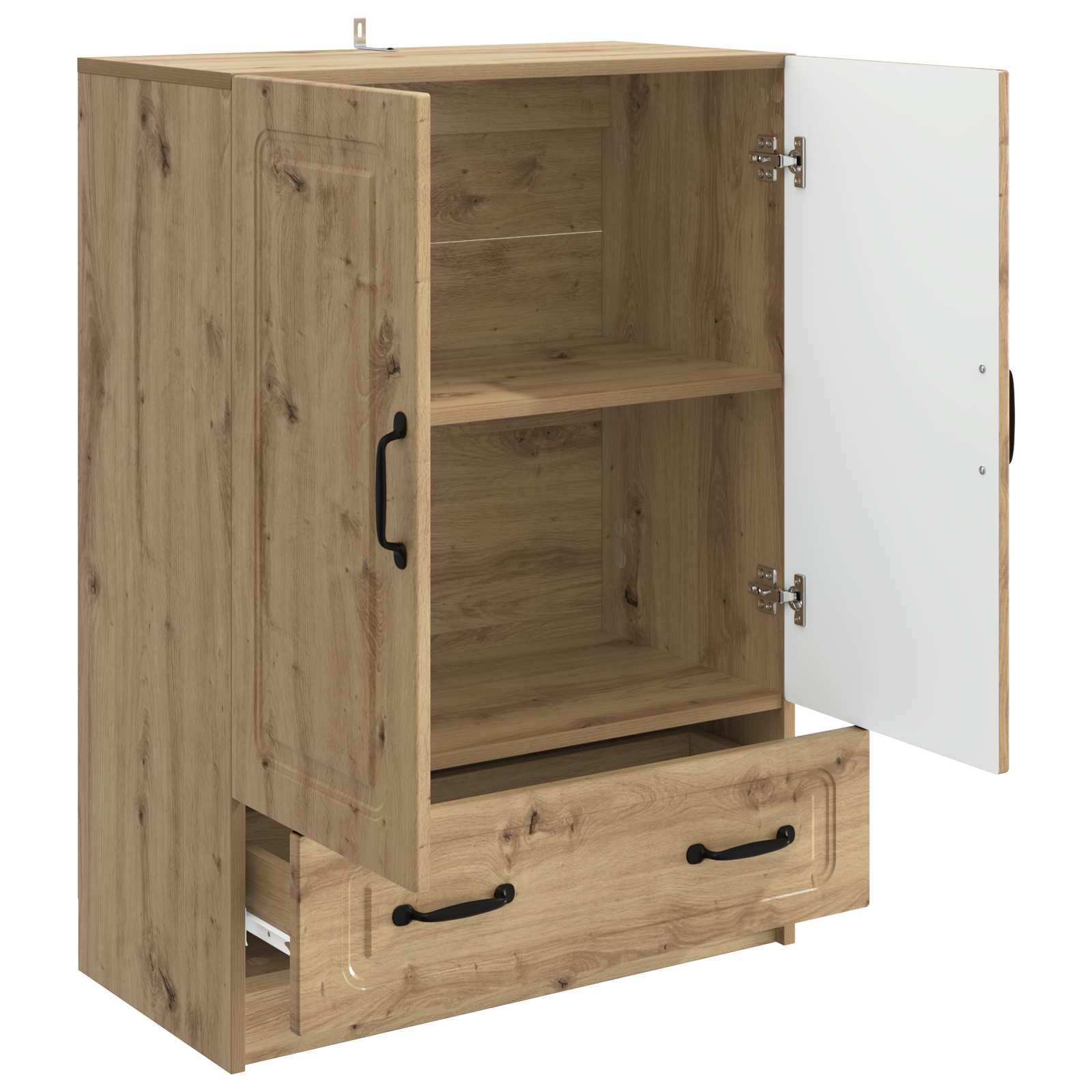 Buffet Chêne artisanal 66 x 34,5 x 92 cm Bois d'ingénierie - XIOS