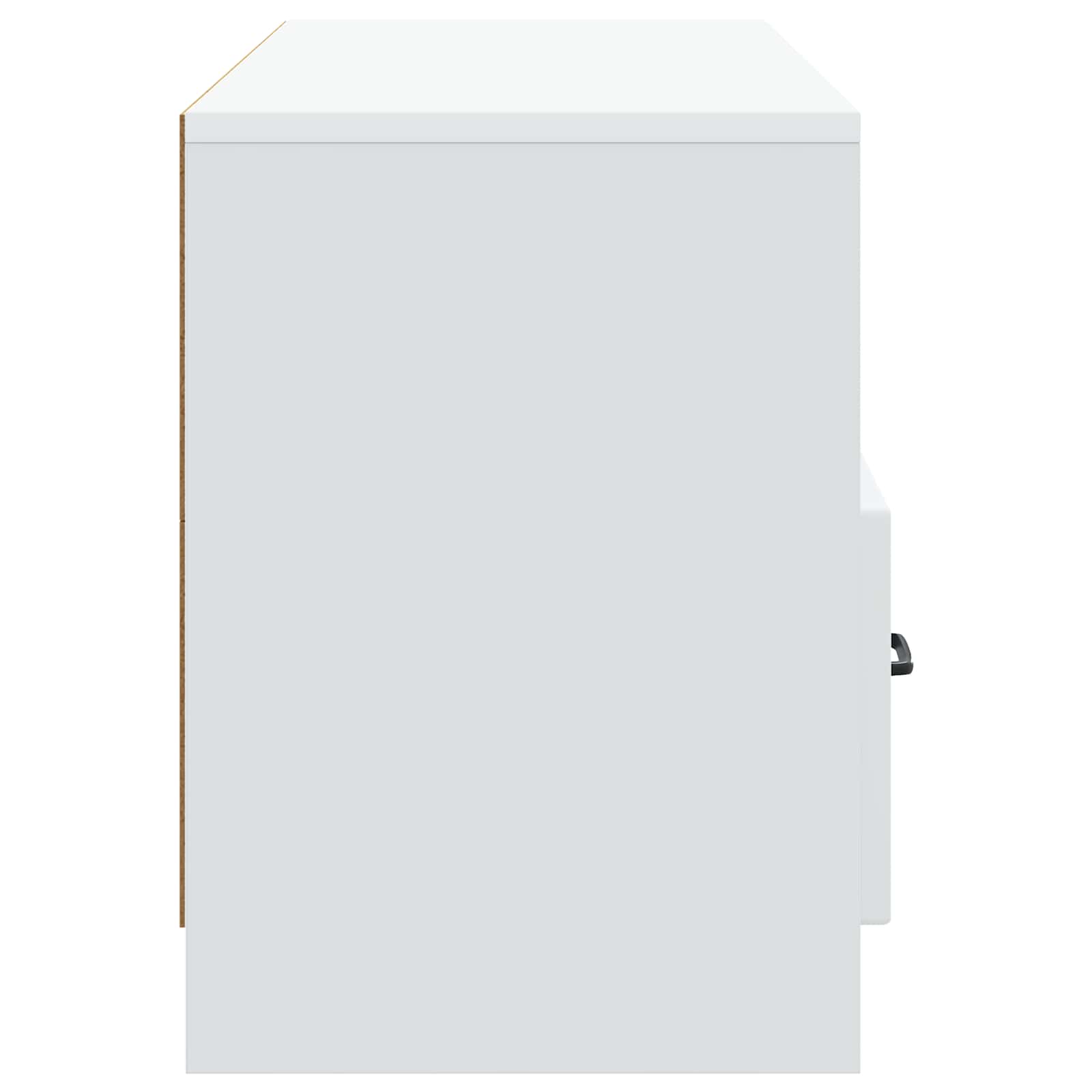 Meuble TV Blanc 102 x 34,5 x 47 cm Bois d'ingénierie - XIOS