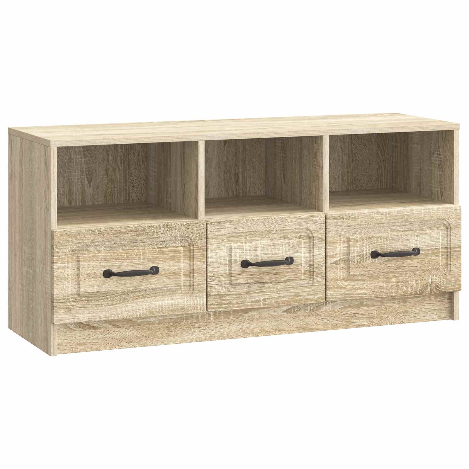 Meuble TV Chêne Sonoma 102 x 34,5 x 47 cm Bois d'ingénierie - XIOS
