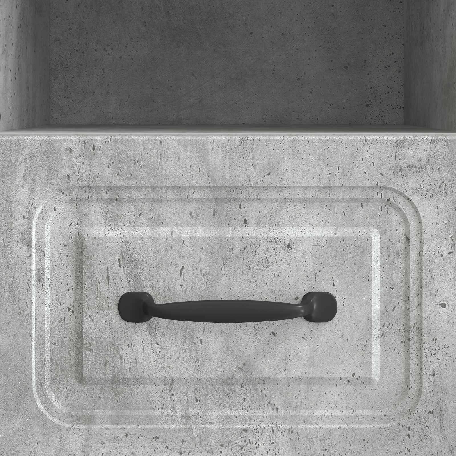 Meuble TV Gris béton 102 x 34,5 x 47 cm Bois d'ingénierie - XIOS