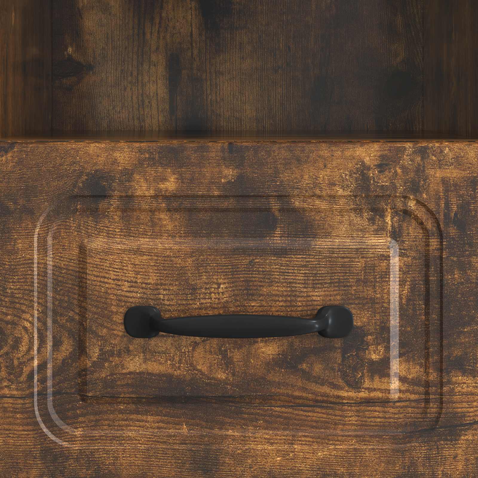 Meuble TV Chêne fumé 102 x 34,5 x 47 cm Bois d'ingénierie - XIOS
