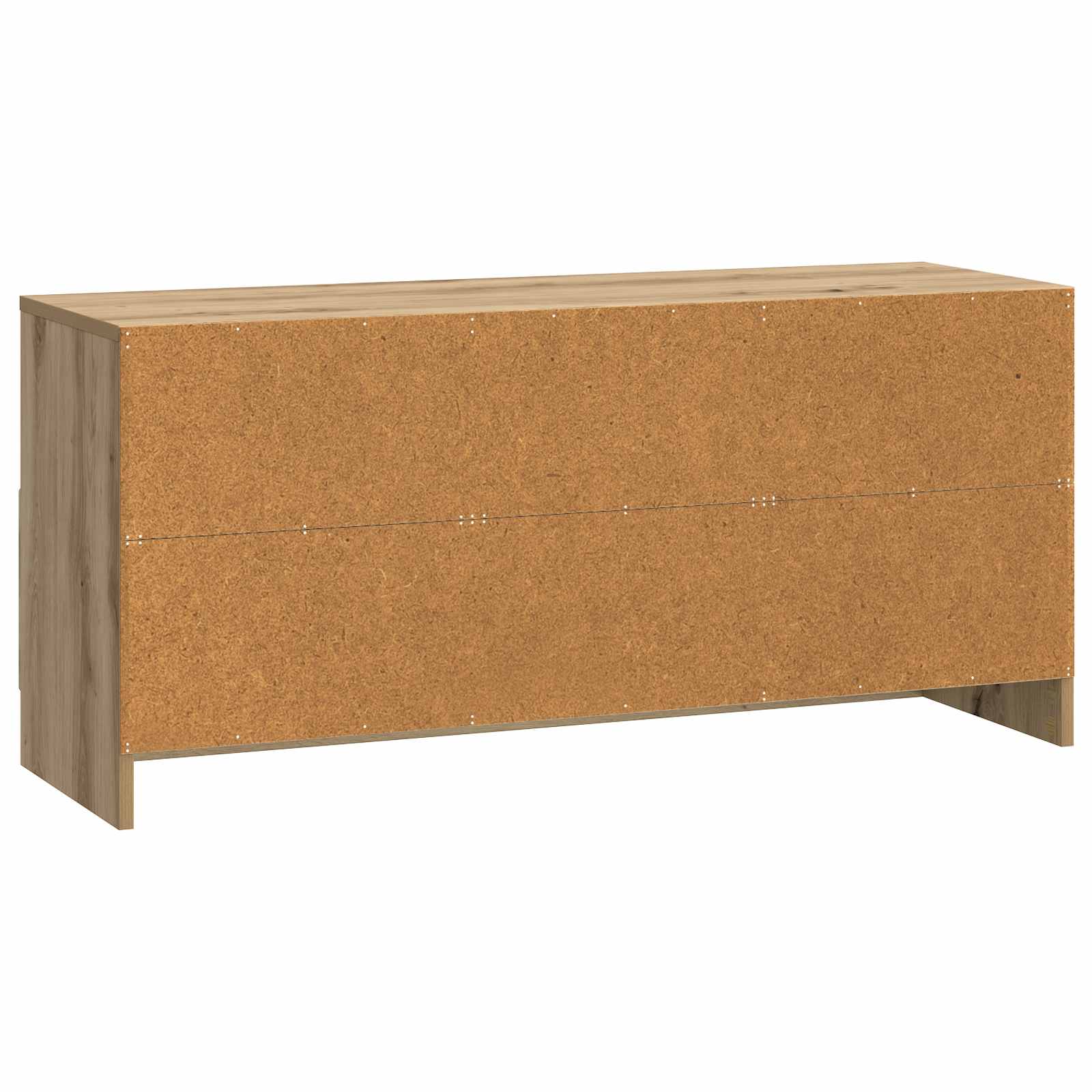Meuble TV Chêne artisanal 102 x 34,5 x 47 cm Bois d'ingénierie - XIOS
