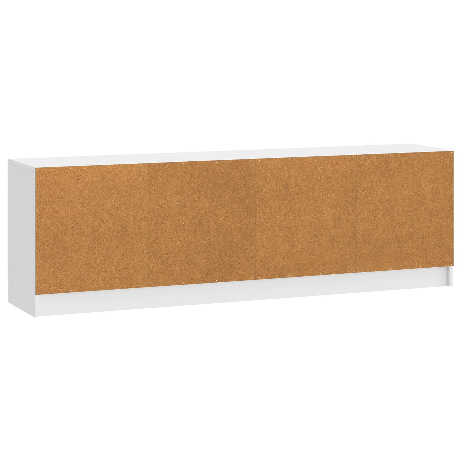 Meuble TV Blanc brillant 150 x 31 x 47 cm Bois d'ingénierie - XIOS