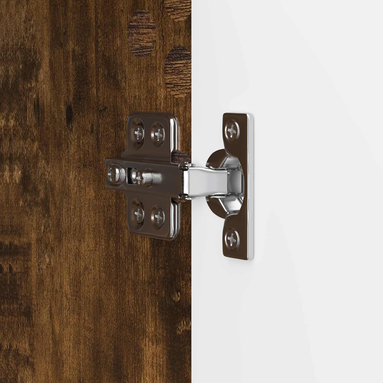 Meuble TV Chêne fumé 150 x 31 x 47 cm Bois d'ingénierie - XIOS