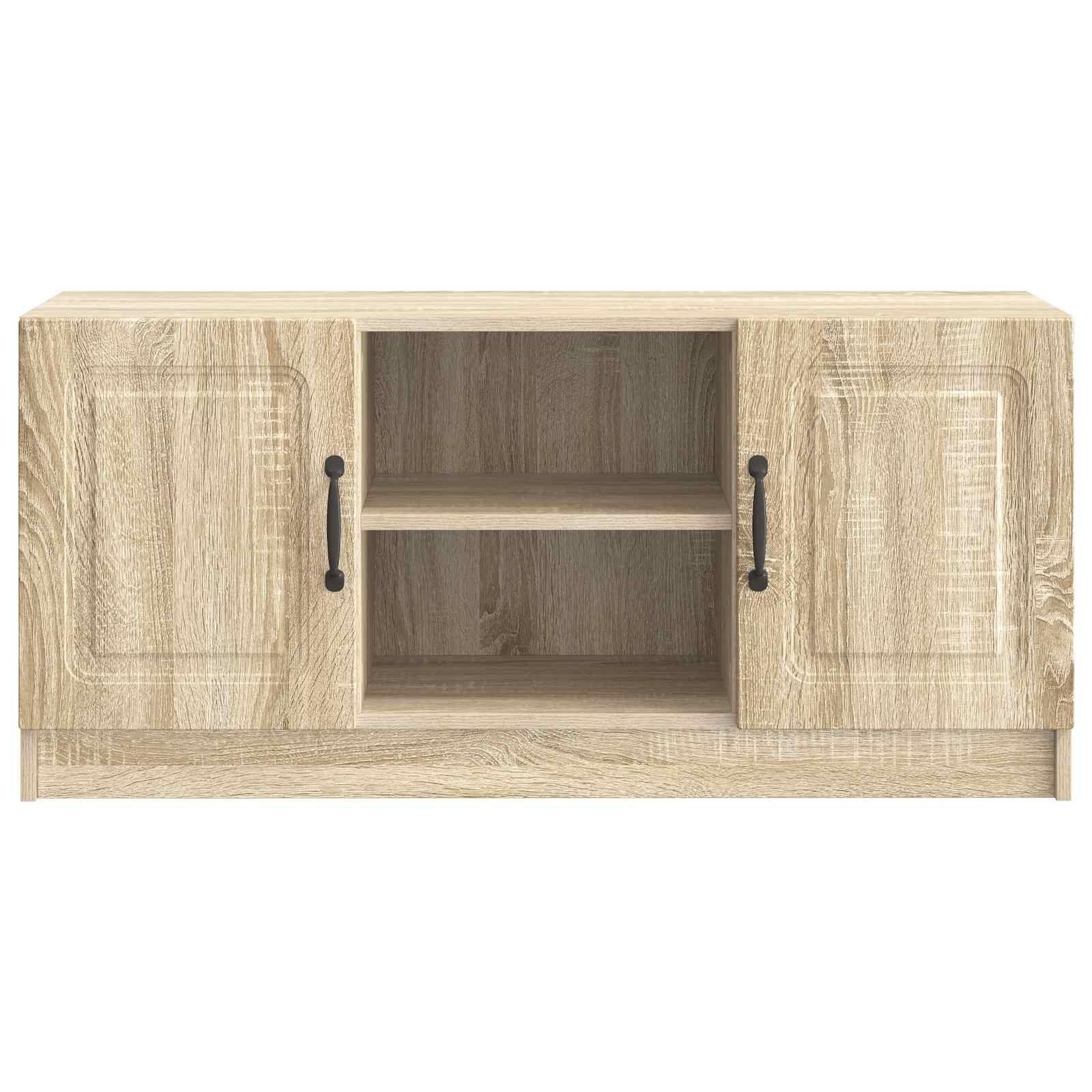 Meuble TV Chêne Sonoma 102 x 34,5 x 47 cm Bois d'ingénierie - XIOS