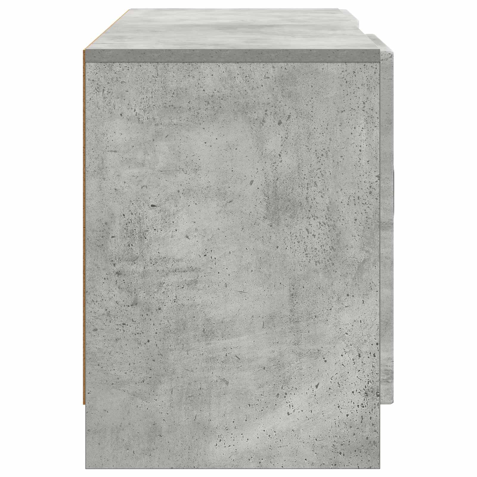 Meuble TV Gris béton 102 x 34,5 x 47 cm Bois d'ingénierie - XIOS