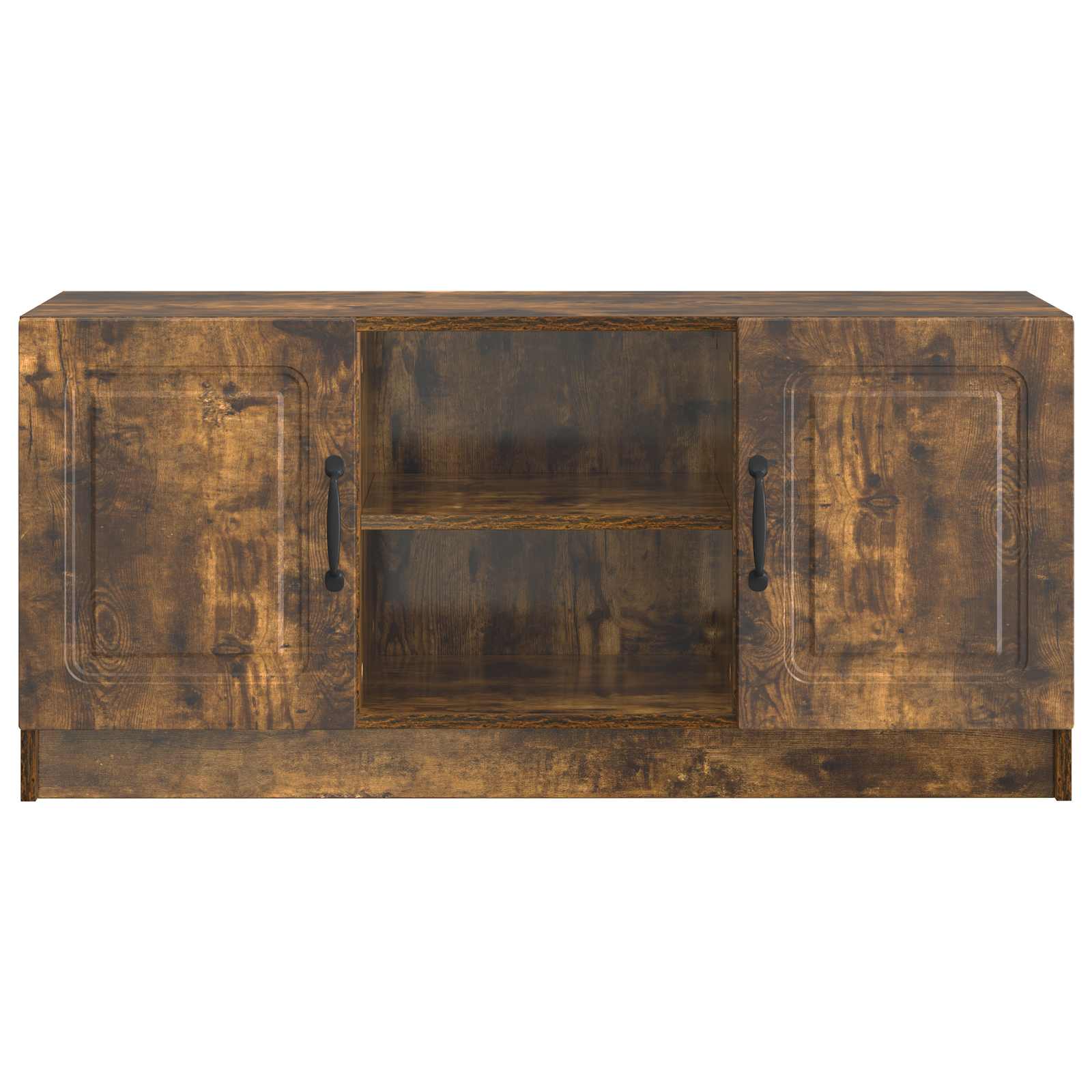 Meuble TV Chêne fumé 102 x 34,5 x 47 cm Bois d'ingénierie - XIOS