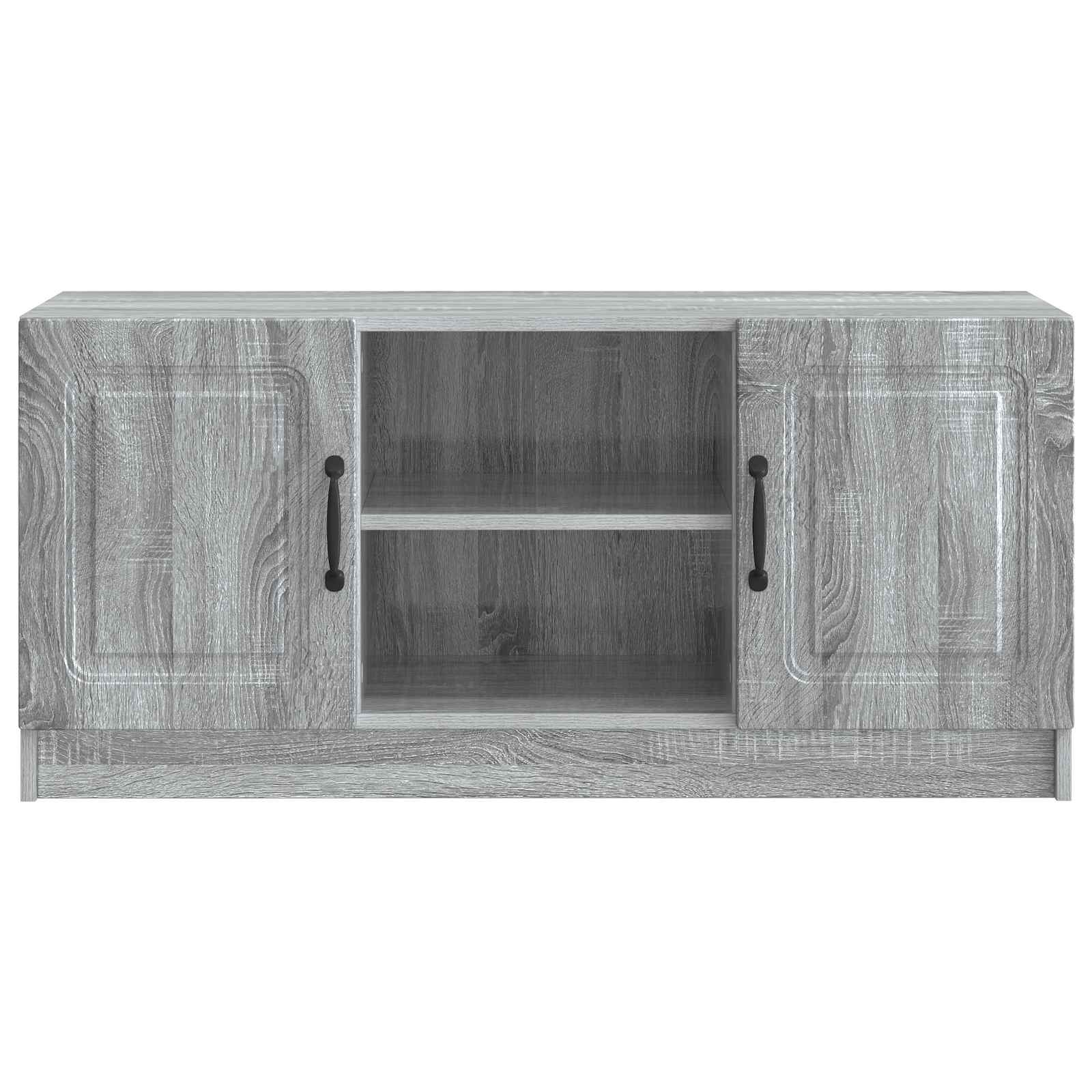 Meuble TV Sonoma gris 102 x 34,5 x 47 cm Bois d'ingénierie - XIOS
