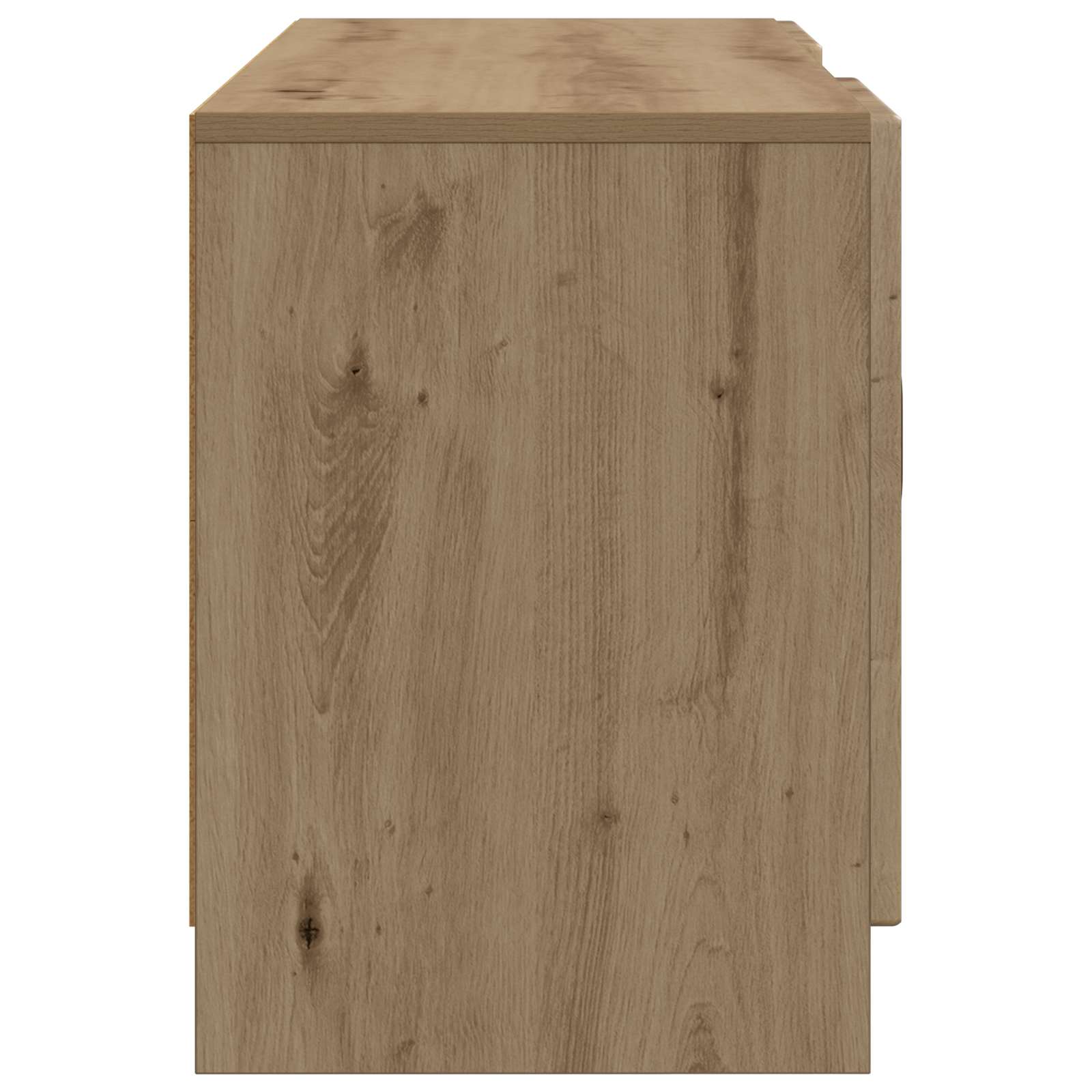 Meuble TV Chêne artisanal 102 x 34,5 x 47 cm Bois d'ingénierie - XIOS