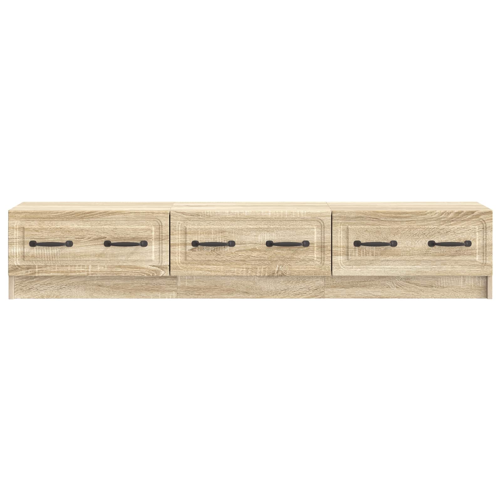 Meuble TV Chêne Sonoma 147 x 34,5 x 27 cm Bois d'ingénierie - XIOS
