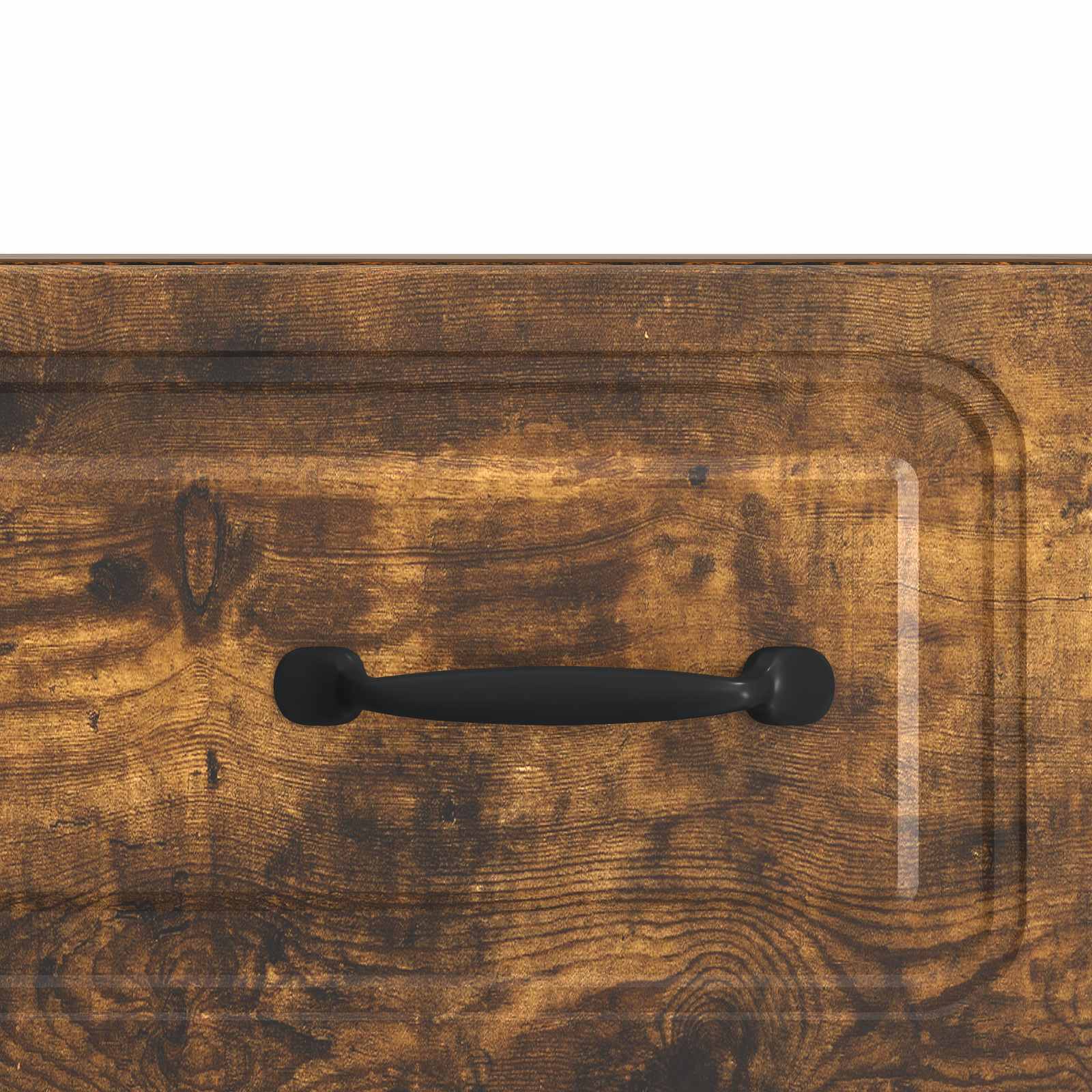 Meuble TV Chêne fumé 147 x 34,5 x 27 cm Bois d'ingénierie - XIOS