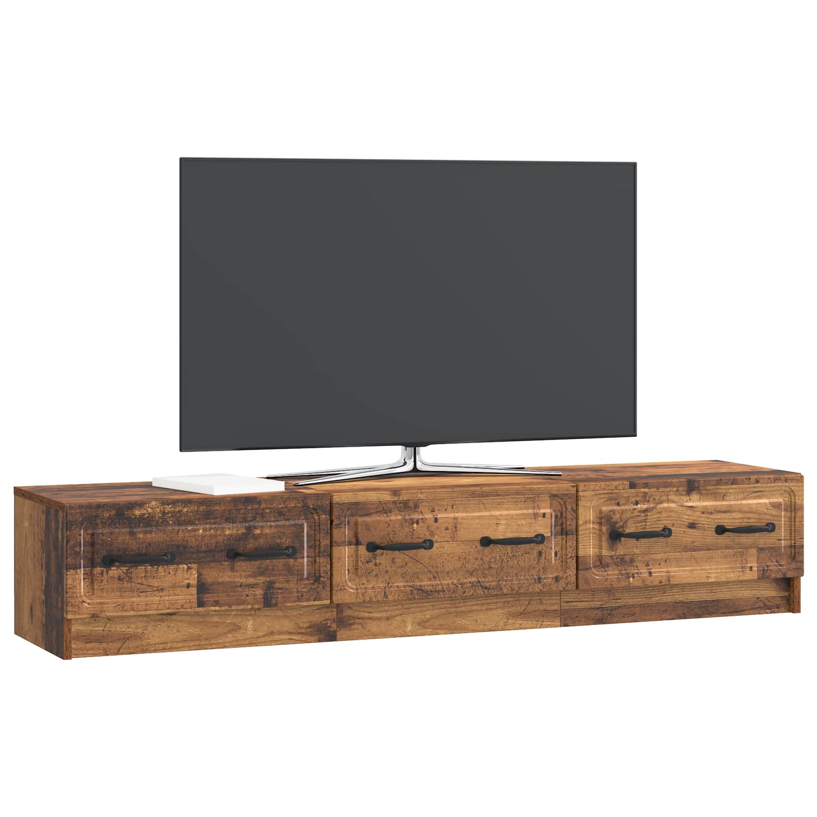 Meuble TV Bois ancien 147 x 34,5 x 27 cm Bois d'ingénierie - XIOS