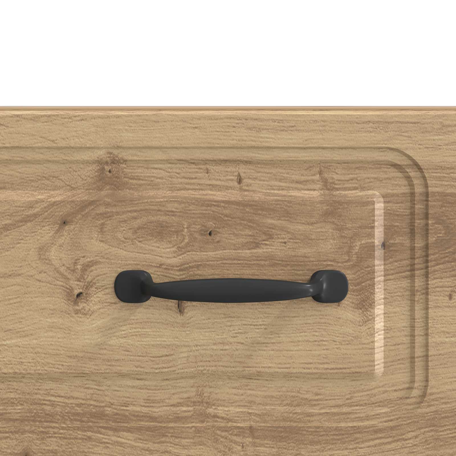 Meuble TV Chêne artisanal 147 x 34,5 x 27 cm Bois d'ingénierie - XIOS