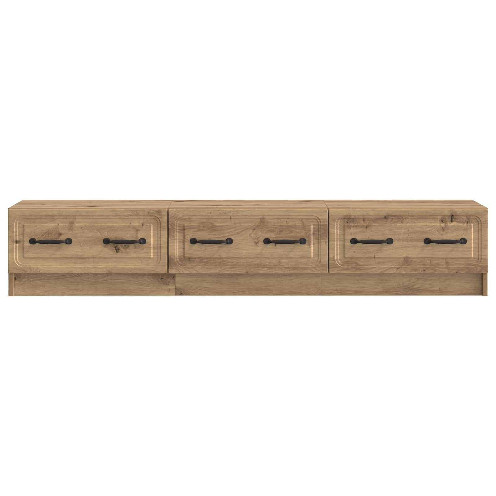 Meuble TV Chêne artisanal 147 x 34,5 x 27 cm Bois d'ingénierie - XIOS