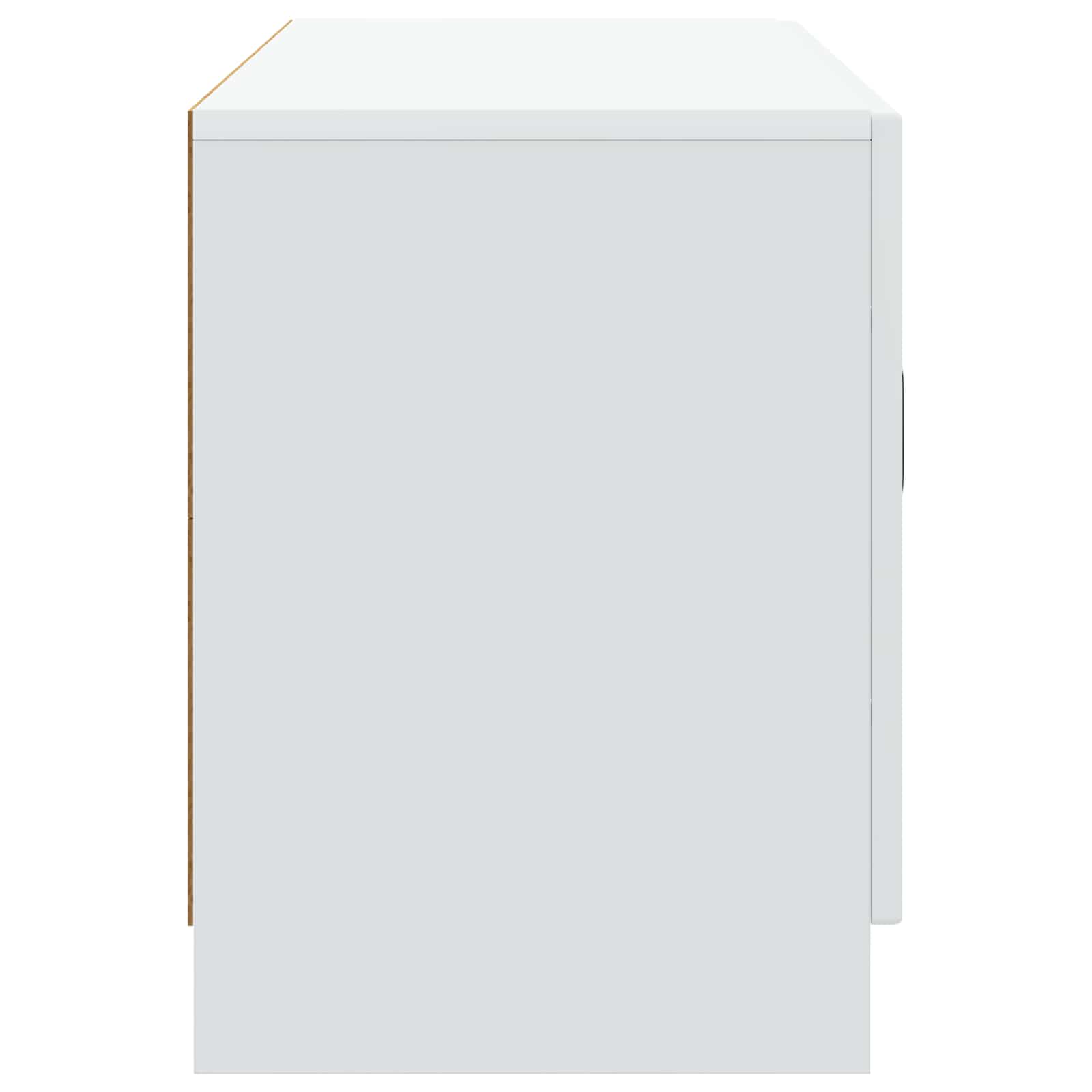 Meuble TV Blanc 99 x 34,5 x 47 cm Bois d'ingénierie - XIOS