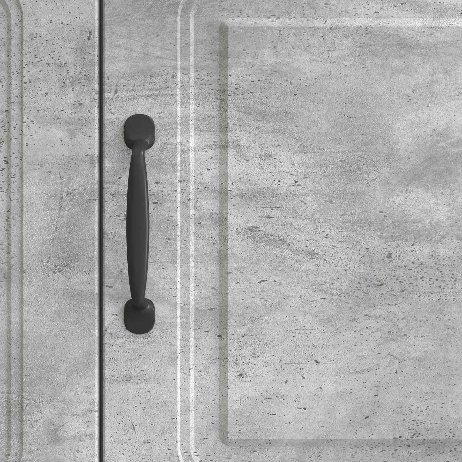 Meuble TV Gris béton 99 x 34,5 x 47 cm Bois d'ingénierie - XIOS