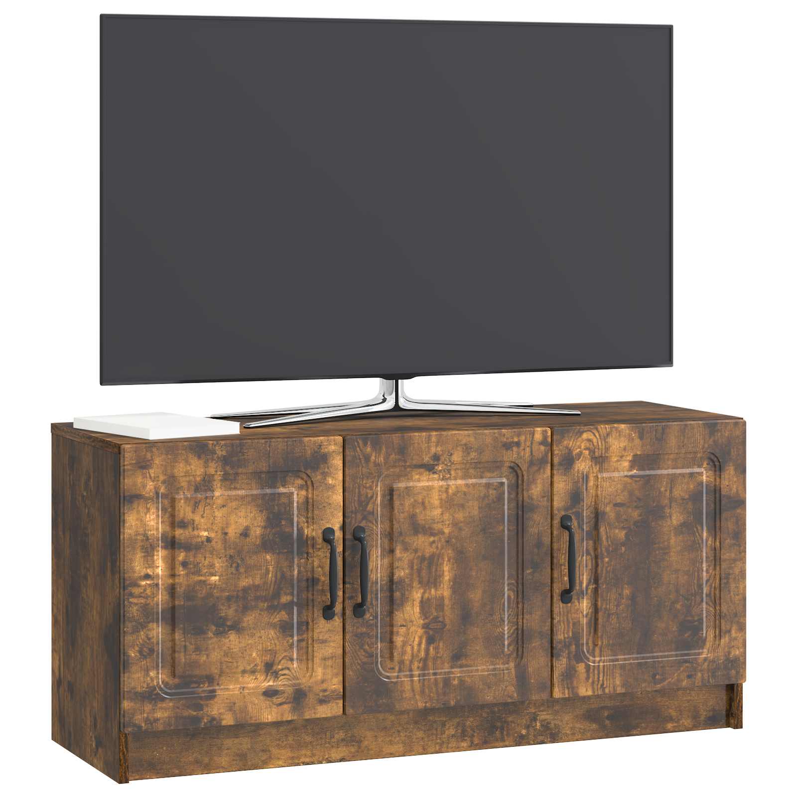 Meuble TV Chêne fumé 99 x 34,5 x 47 cm Bois d'ingénierie - XIOS