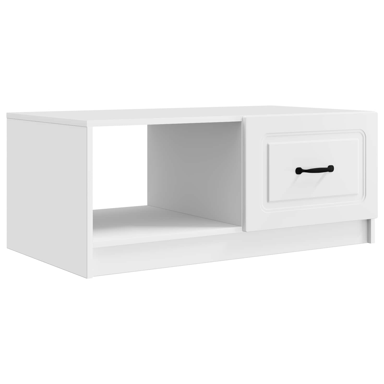 Table basse Blanc 90 x 50 x 37 cm Bois d'ingénierie - XIOS
