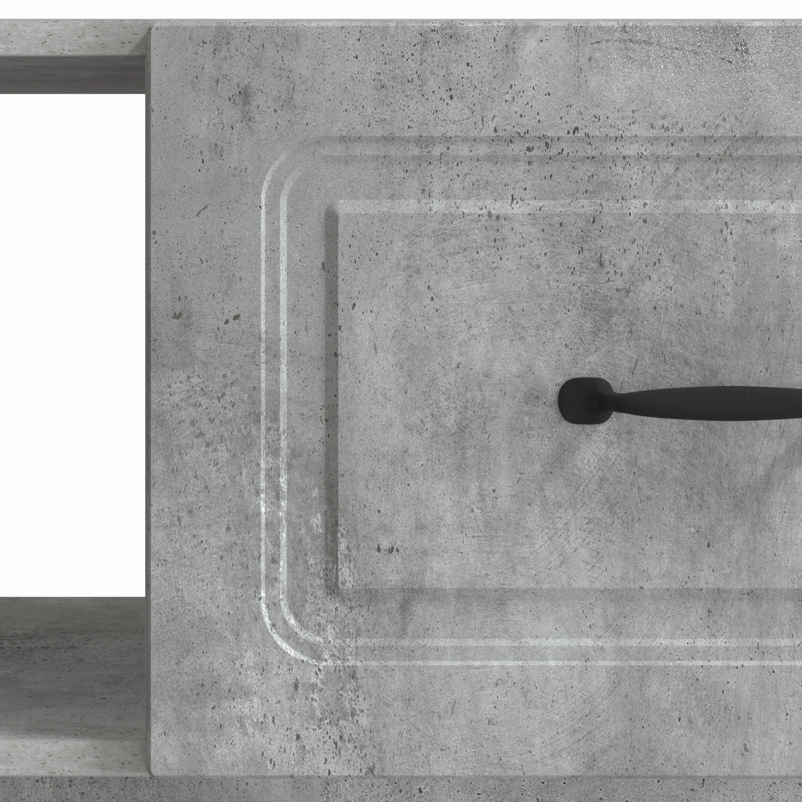 Table basse Gris béton 90 x 50 x 37 cm Bois d'ingénierie - XIOS