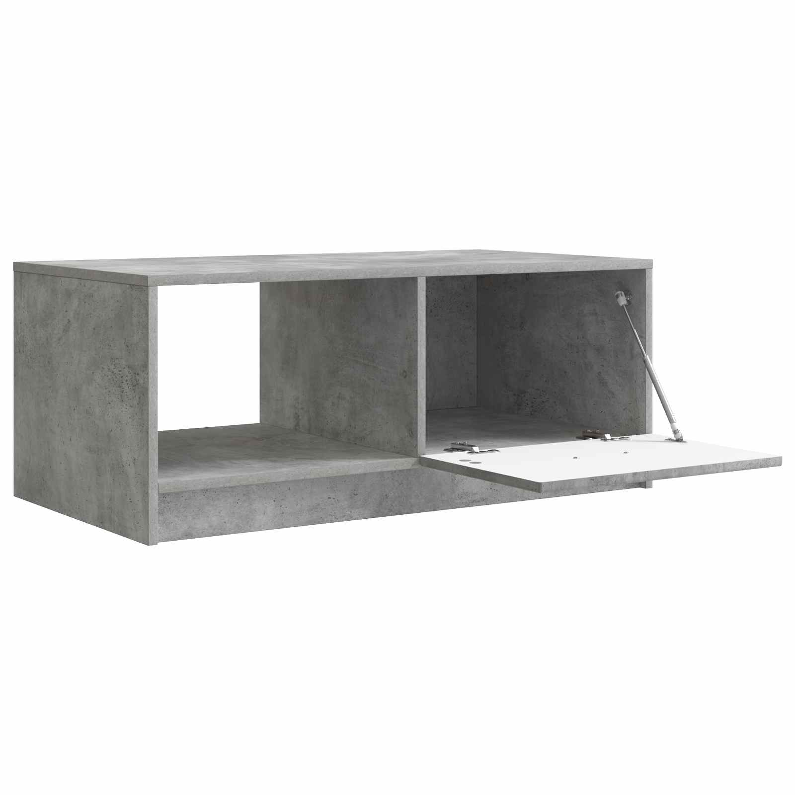 Table basse Gris béton 90 x 50 x 37 cm Bois d'ingénierie - XIOS